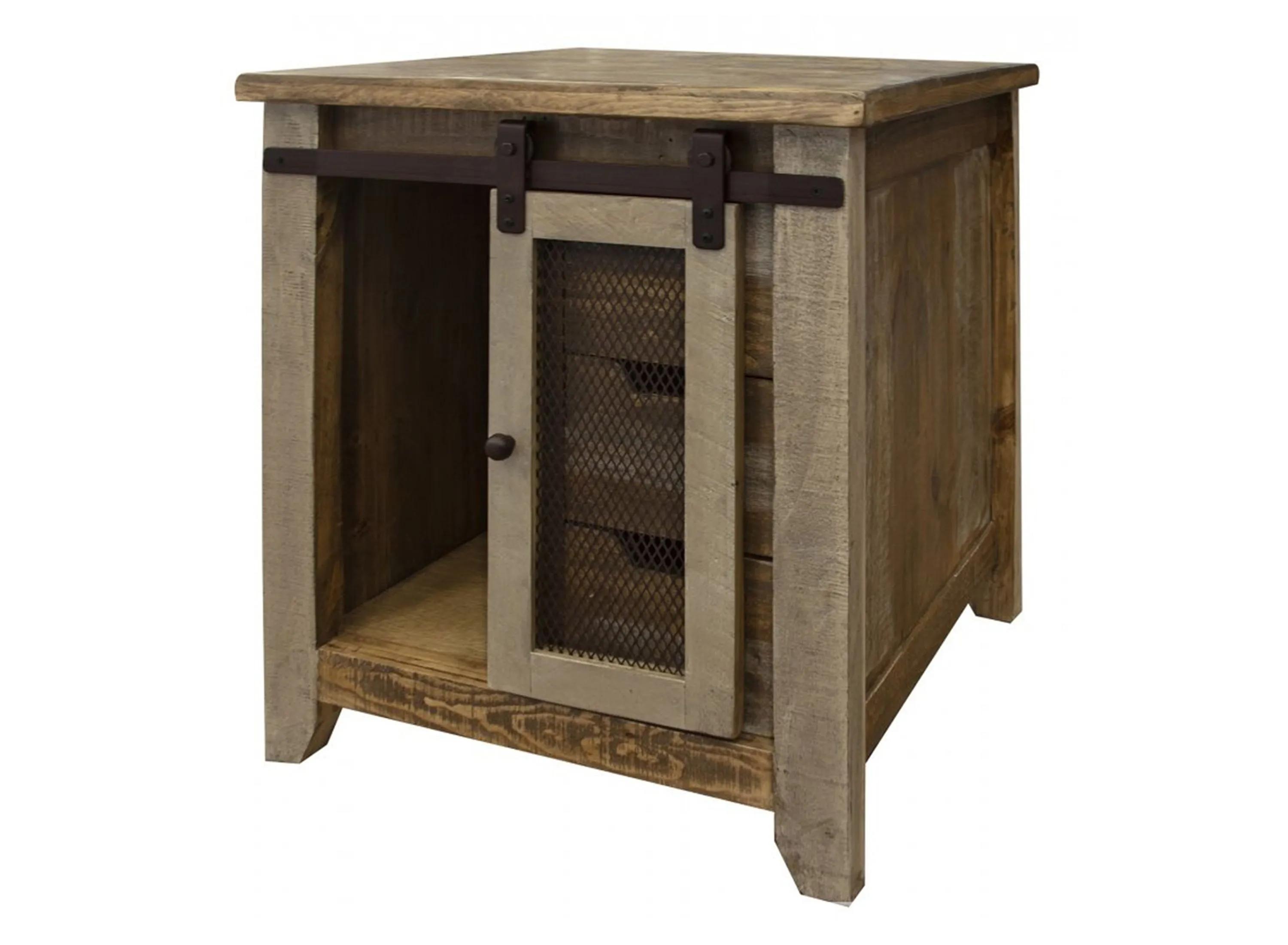 Antique Square Side Table