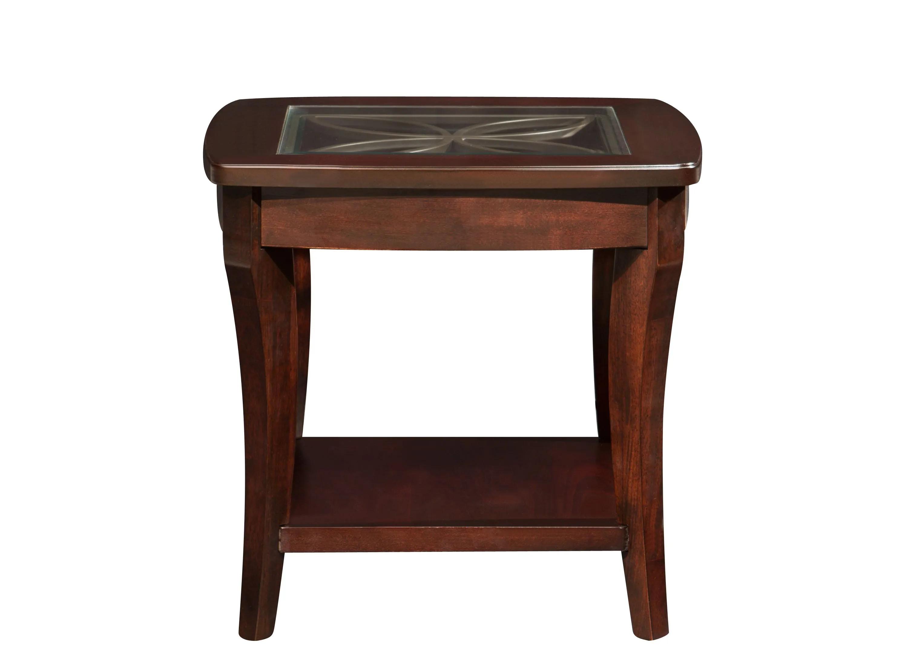 Annandale Square Glass End Table