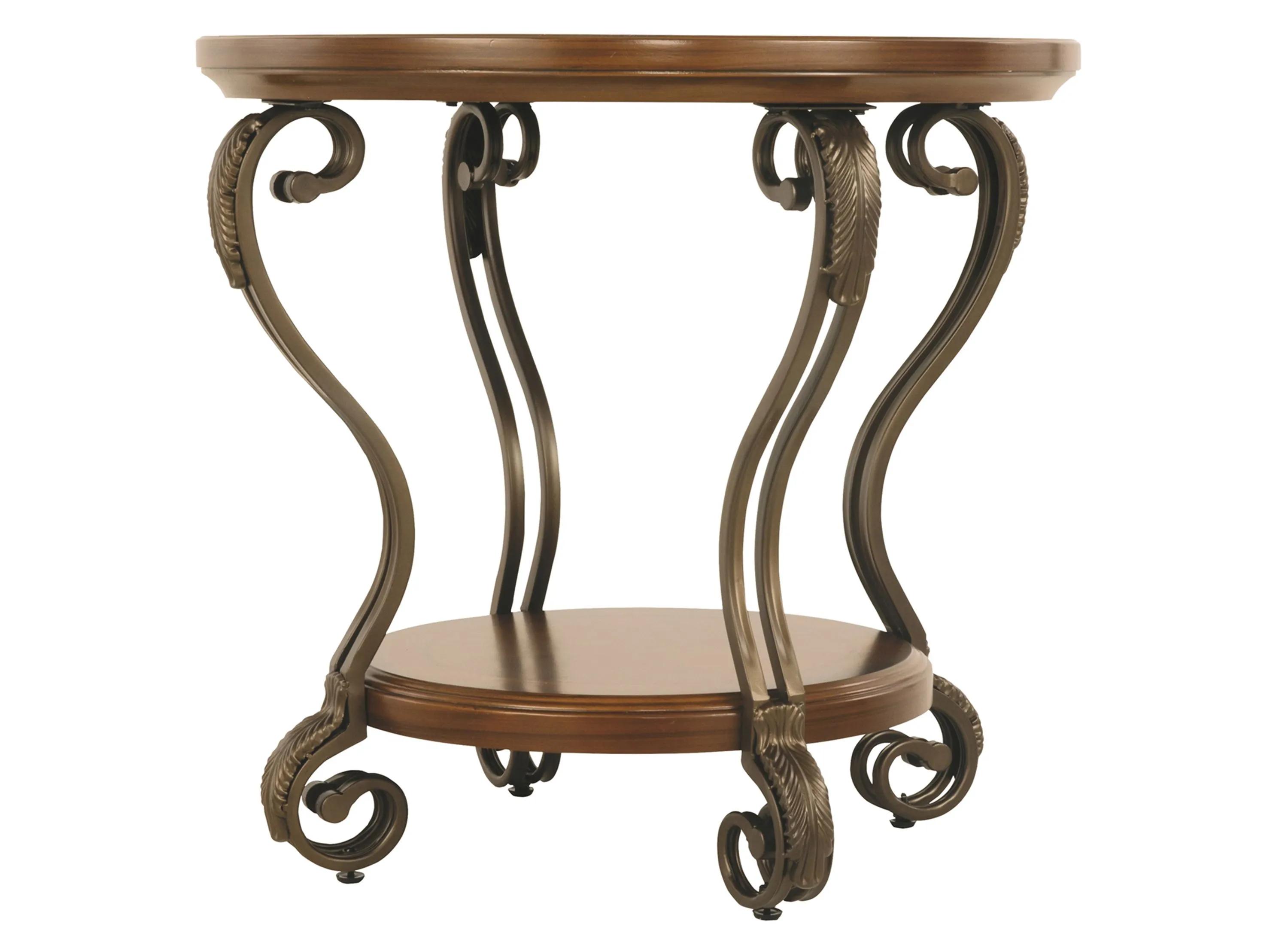 Nestor Traditional Round End Table