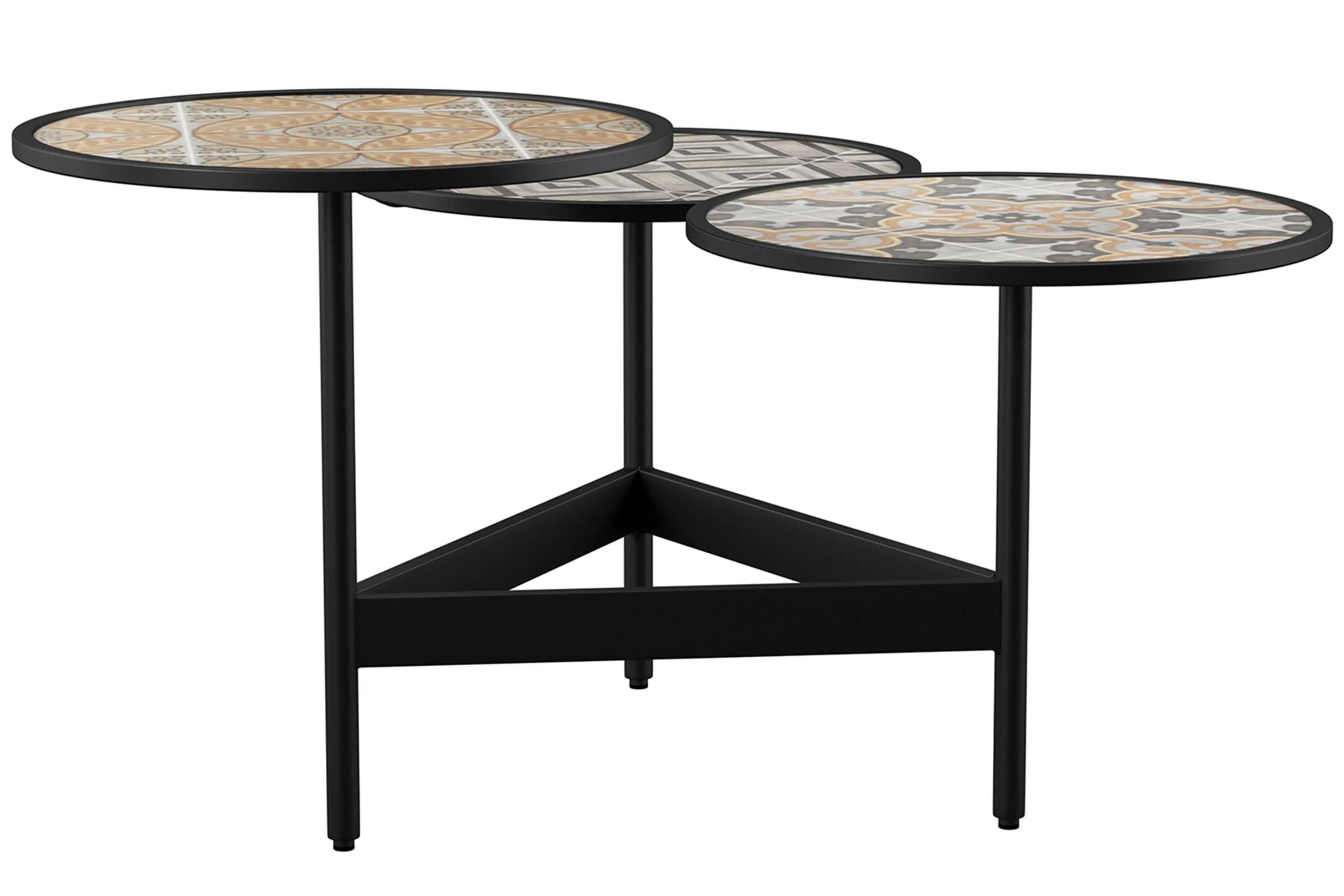 Urbana Outdoor 3-Tier Cocktail Table