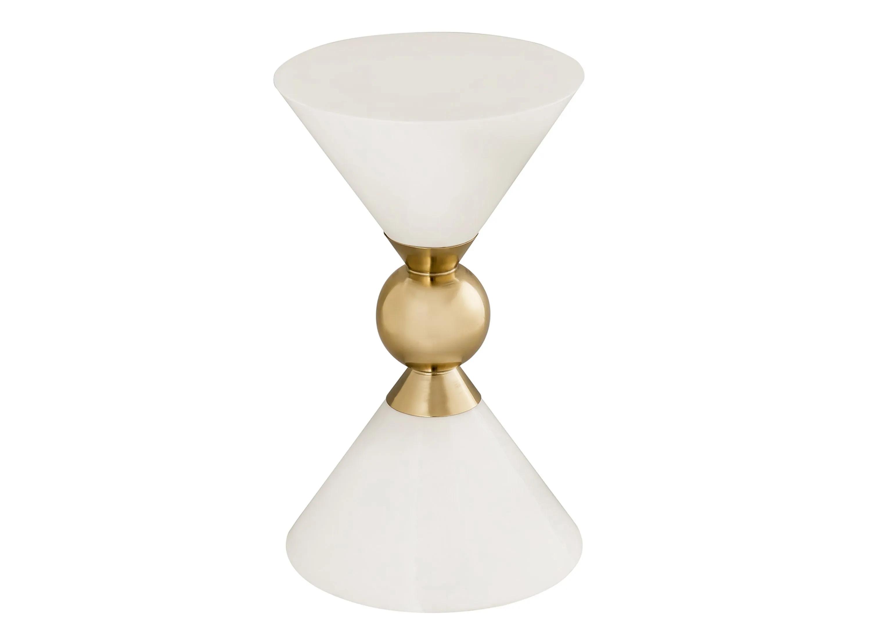 Balhi White Side Table