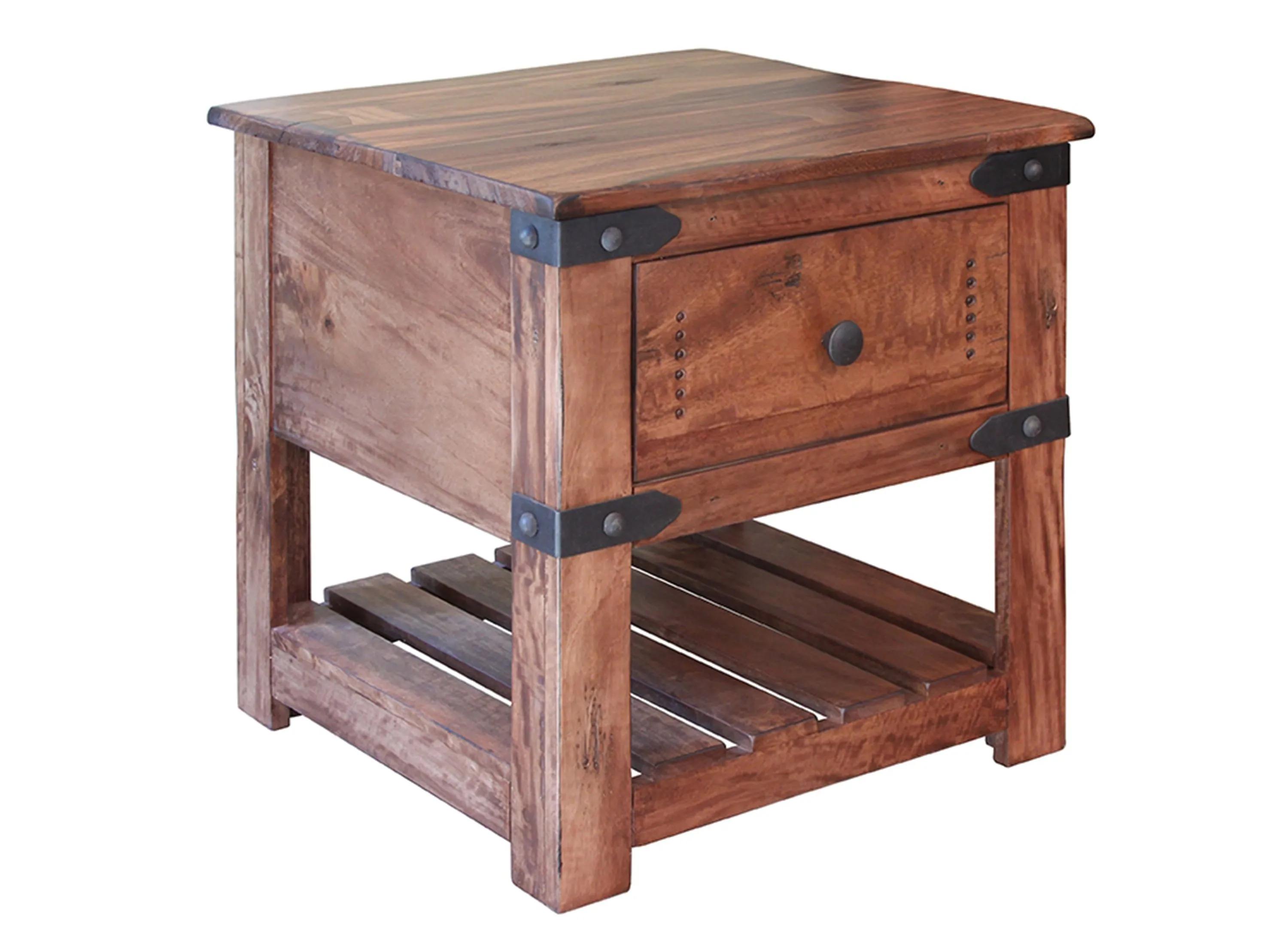 Parota II Square End Table