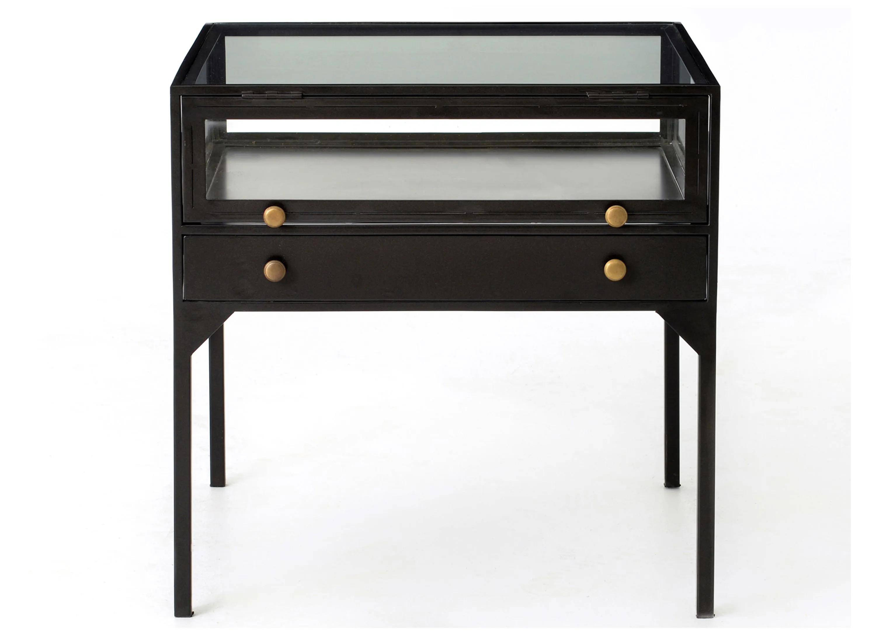Shadow Box Square End Table