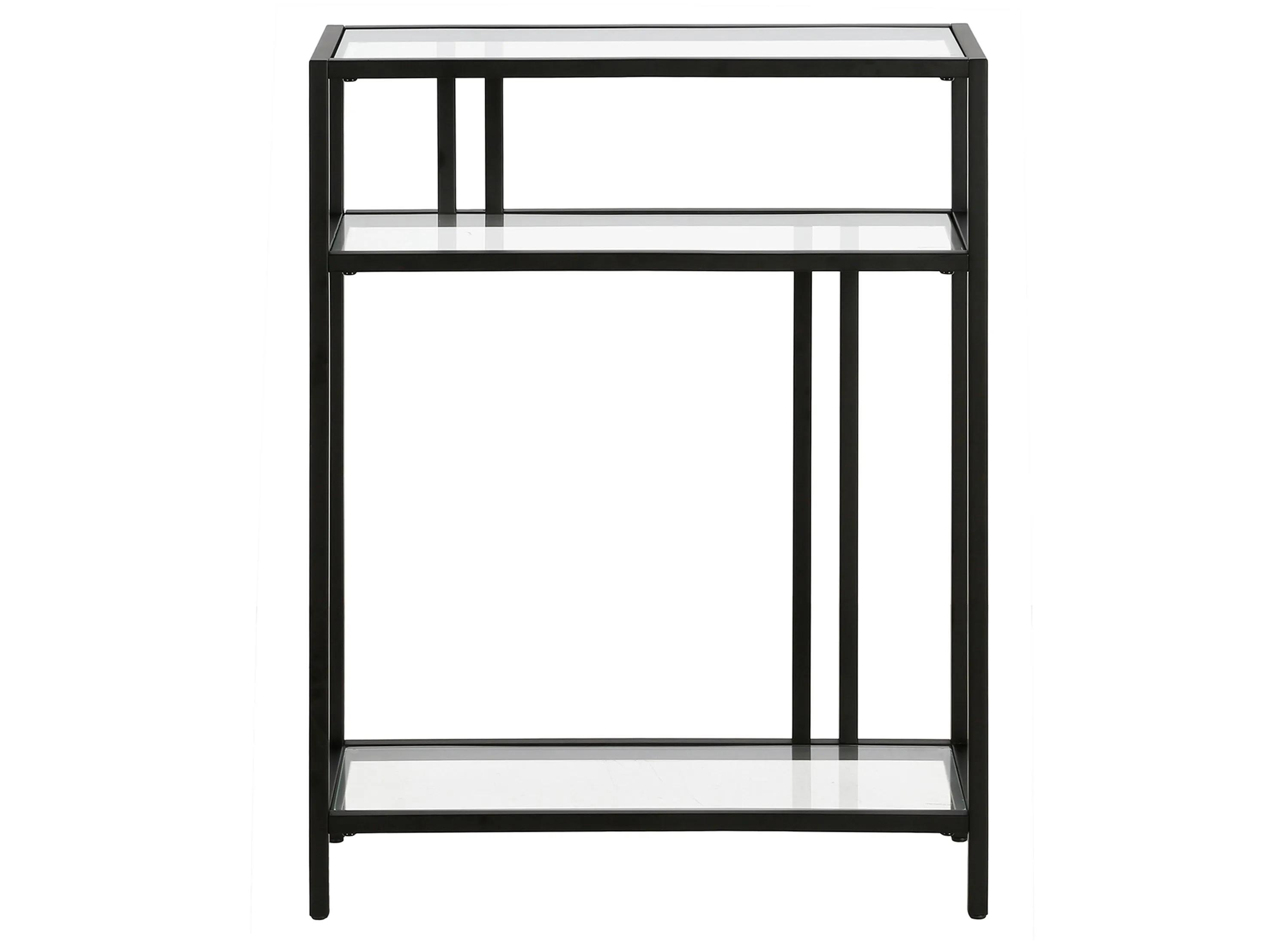 Lee 22 Console Table with Glass Shelves