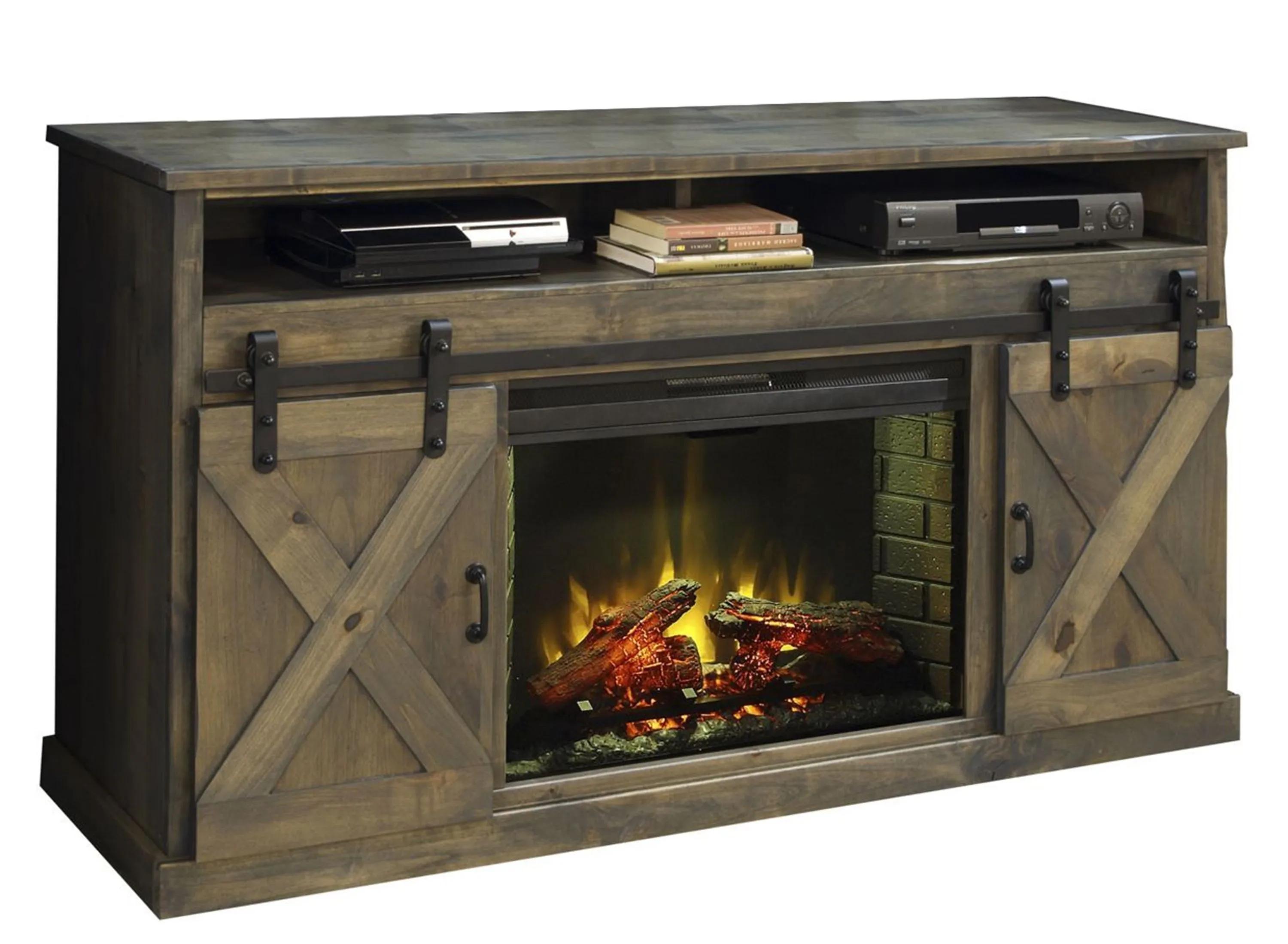 337151200 Farmhouse 66 Fireplace TV Console sku 337151200