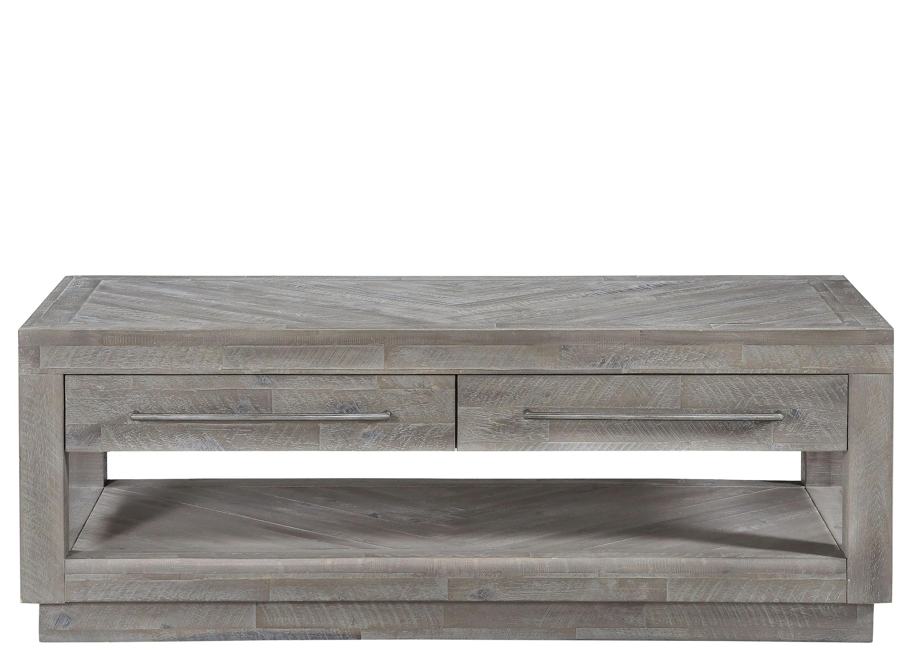 Alexandra Solid Wood Rectangular Coffee Table
