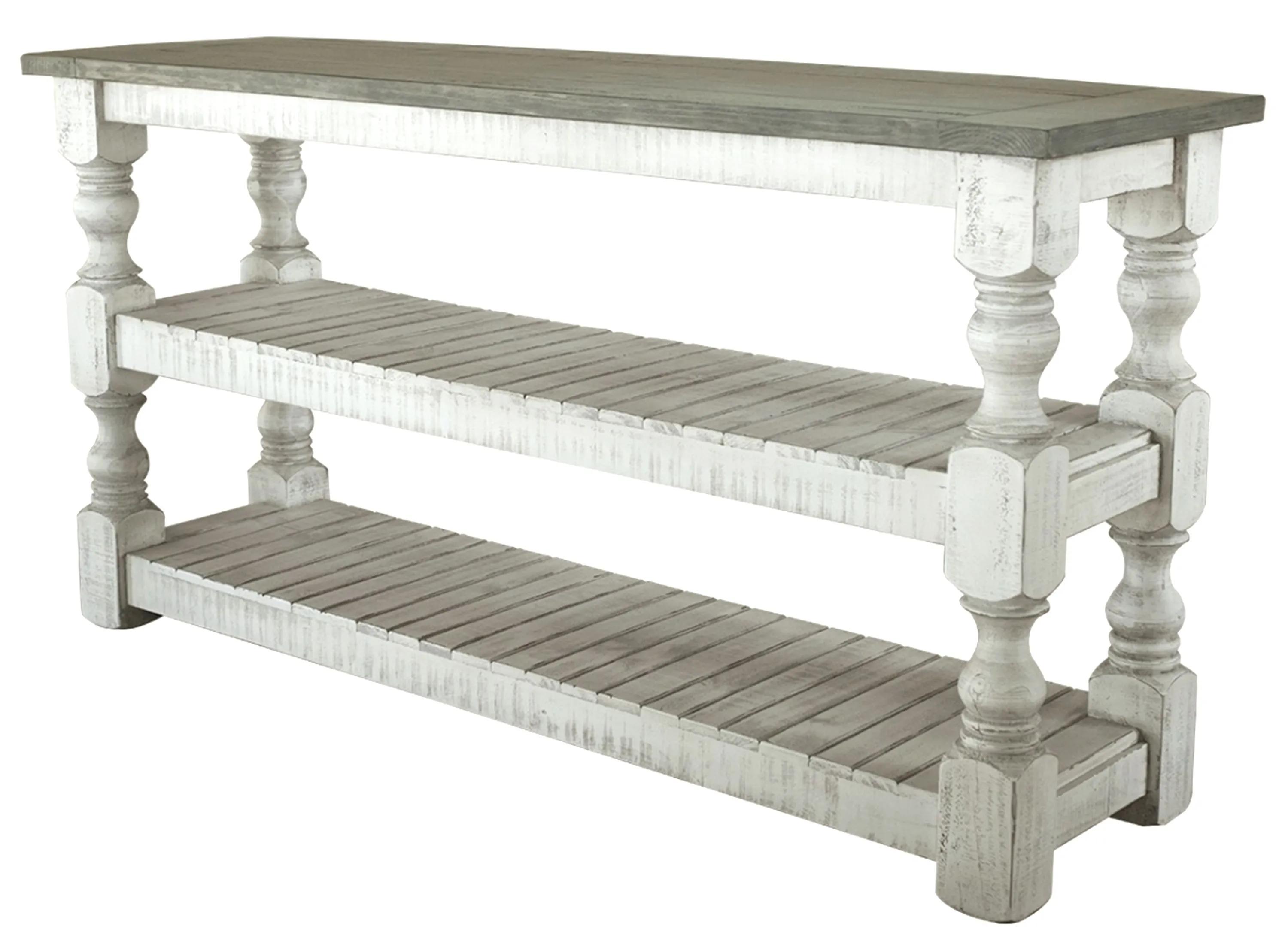 Stone Rectangular Sofa Table