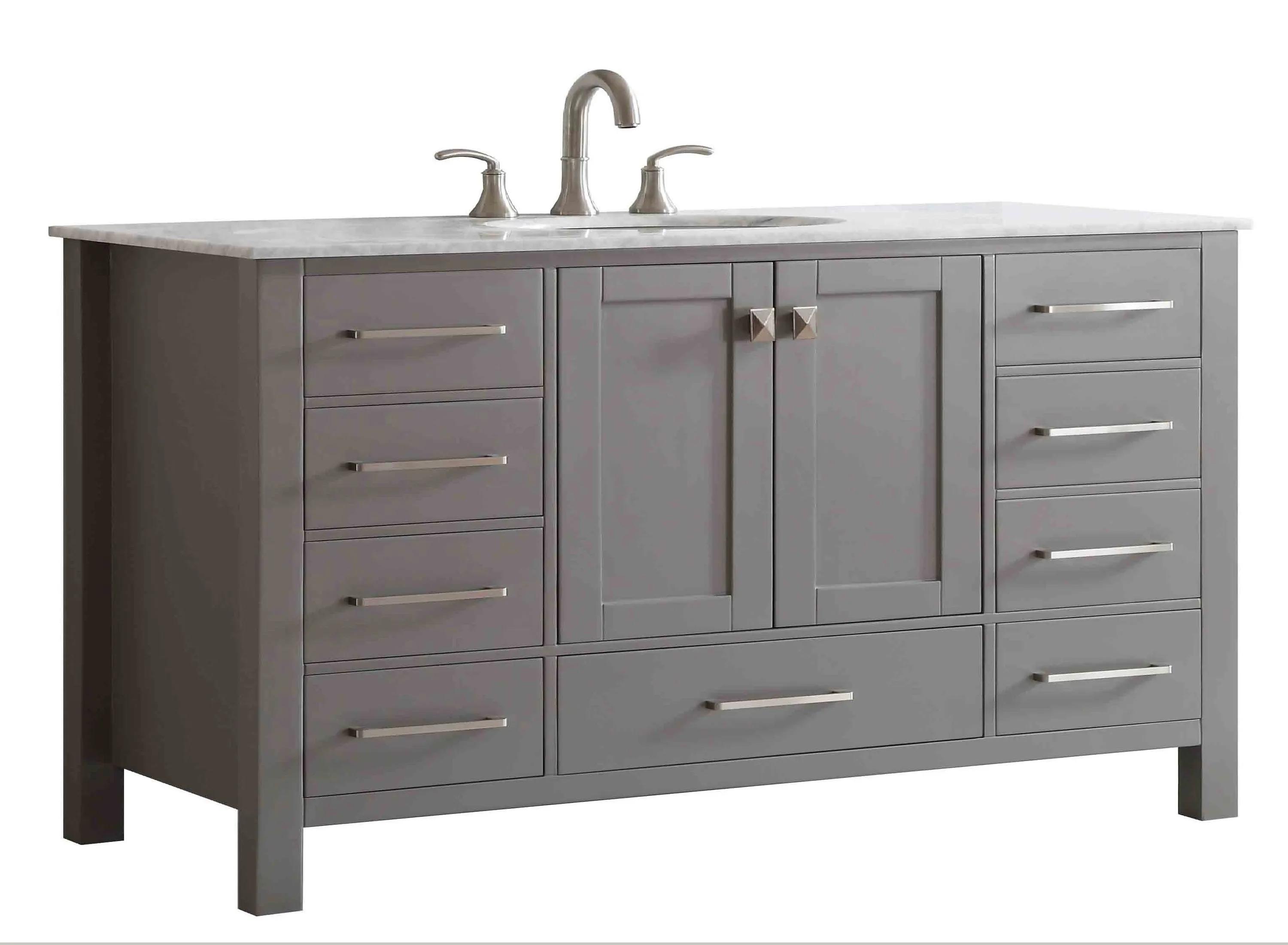 Sydney 60 Single Sink Bathroom Vanity