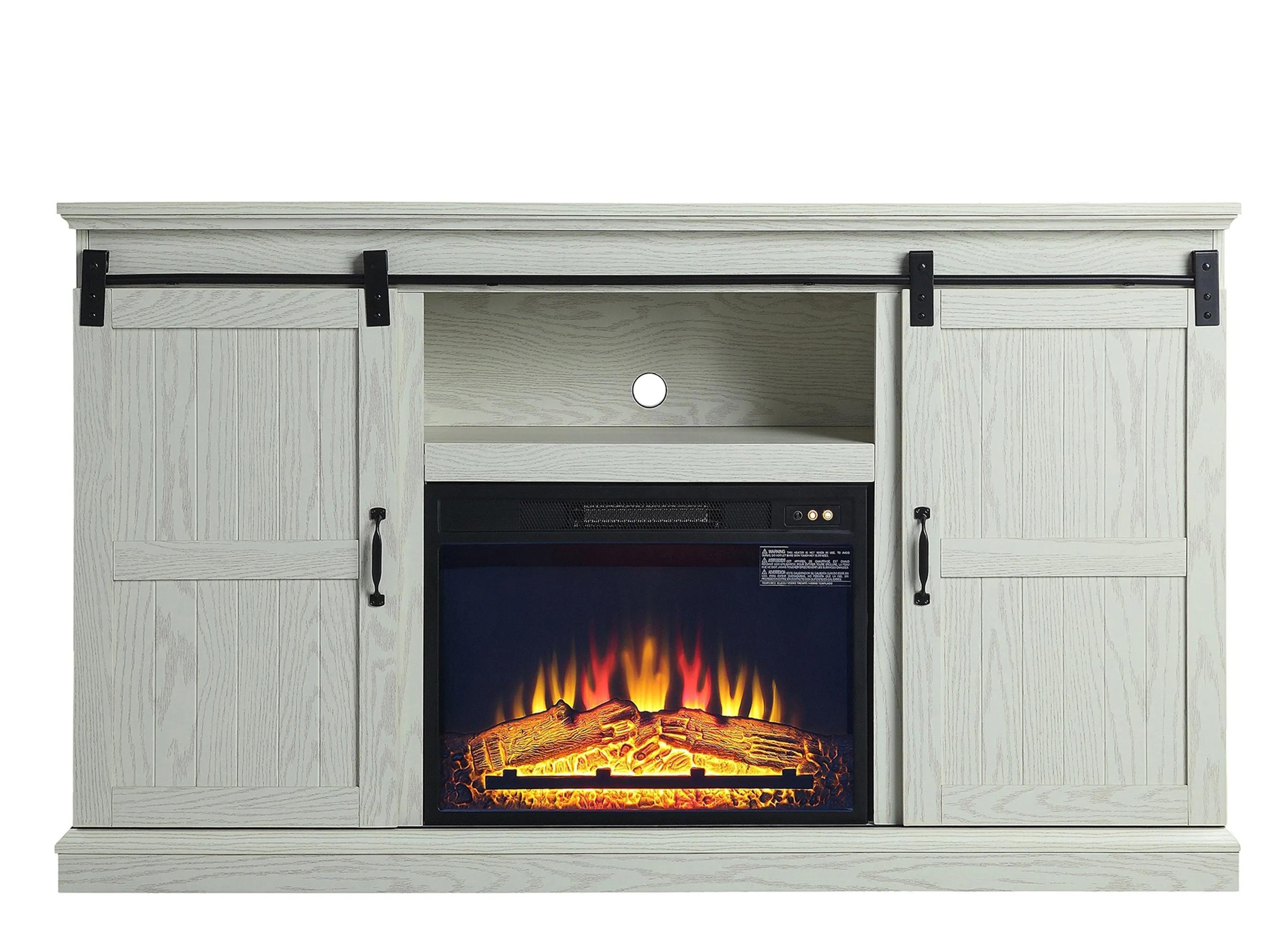 Myrtle 60" TV Console with Fireplace