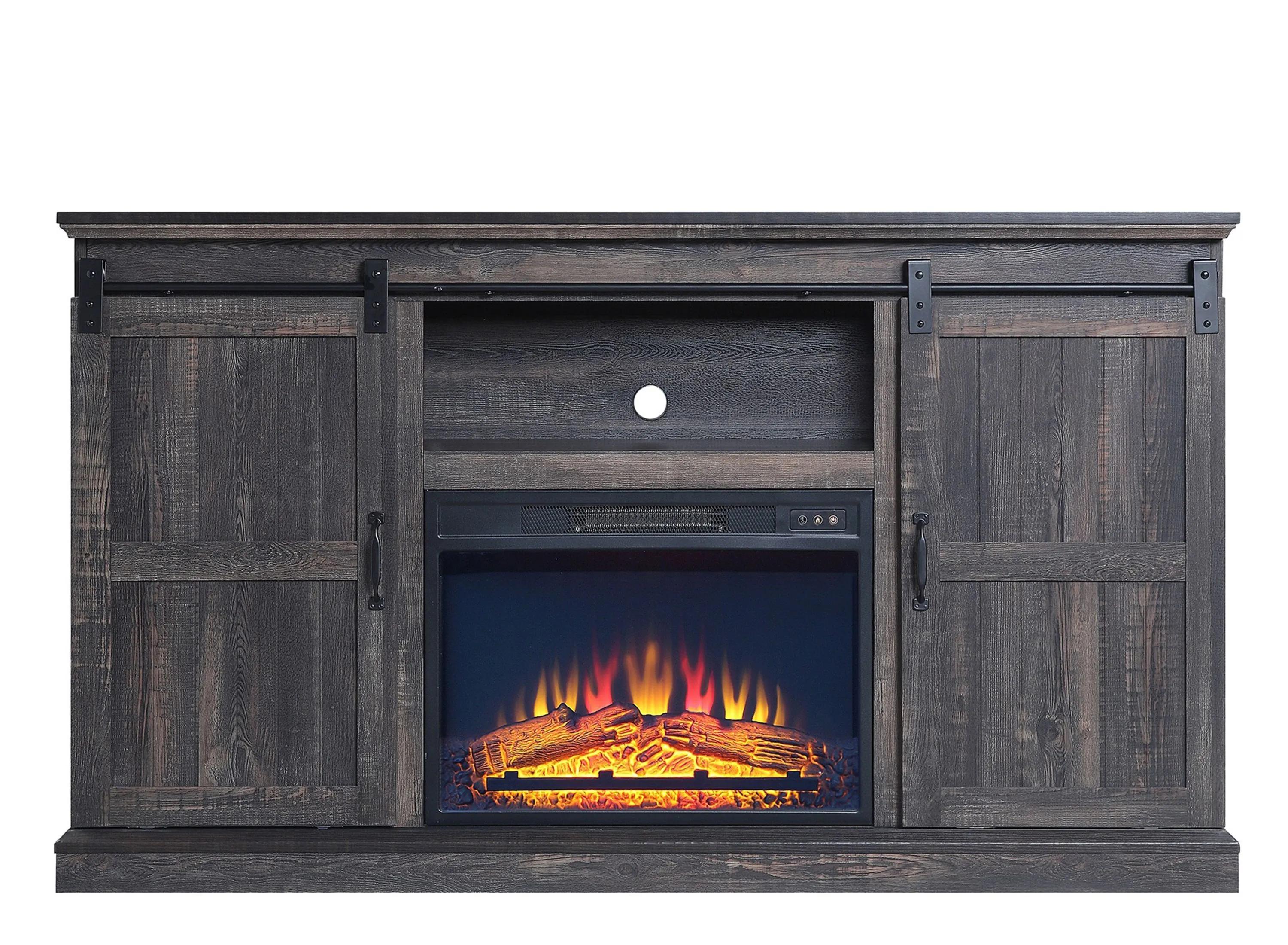 Myrtle 60" TV Console with Fireplace