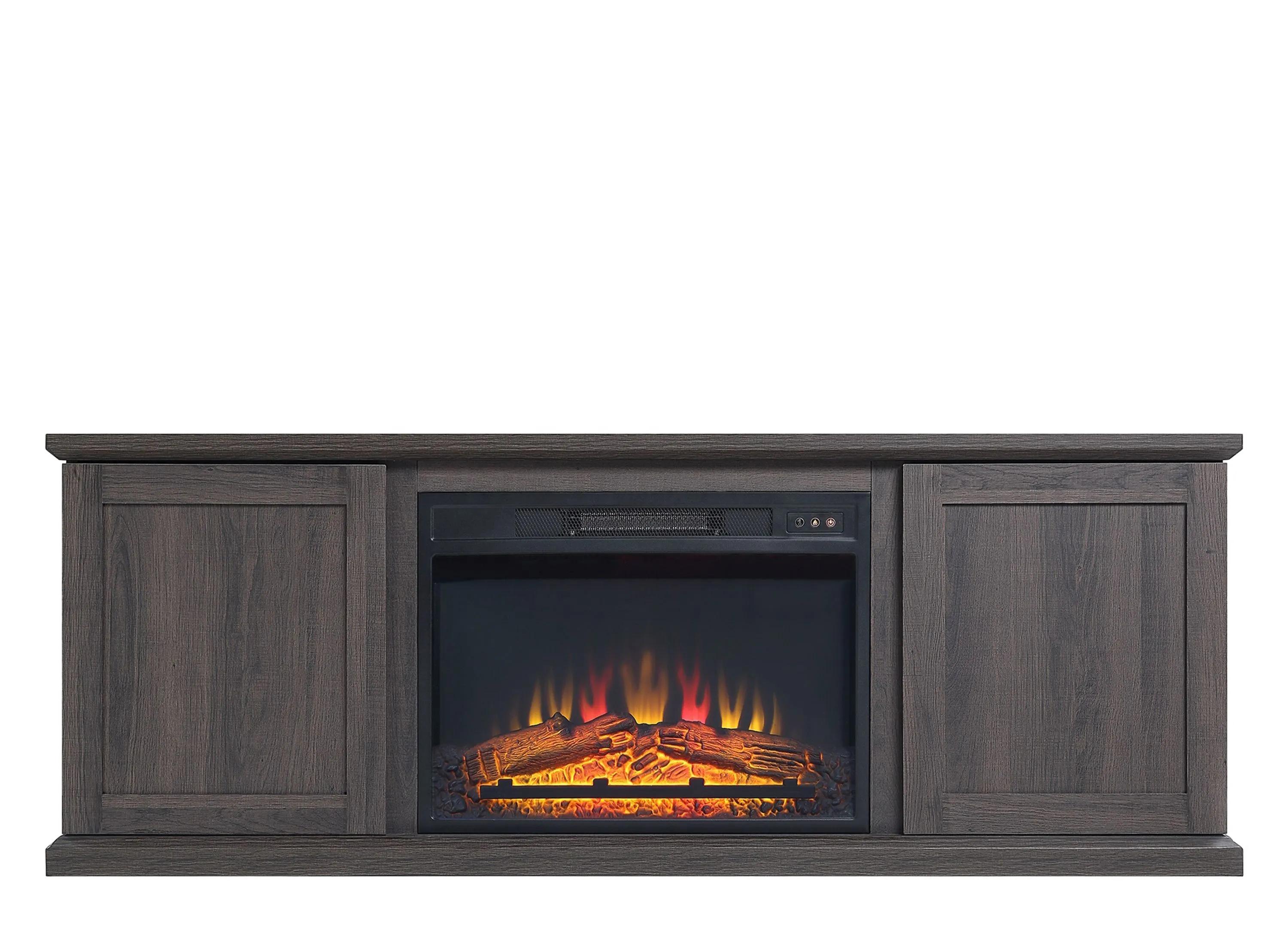 Franklin 60" TV Console with Fireplace