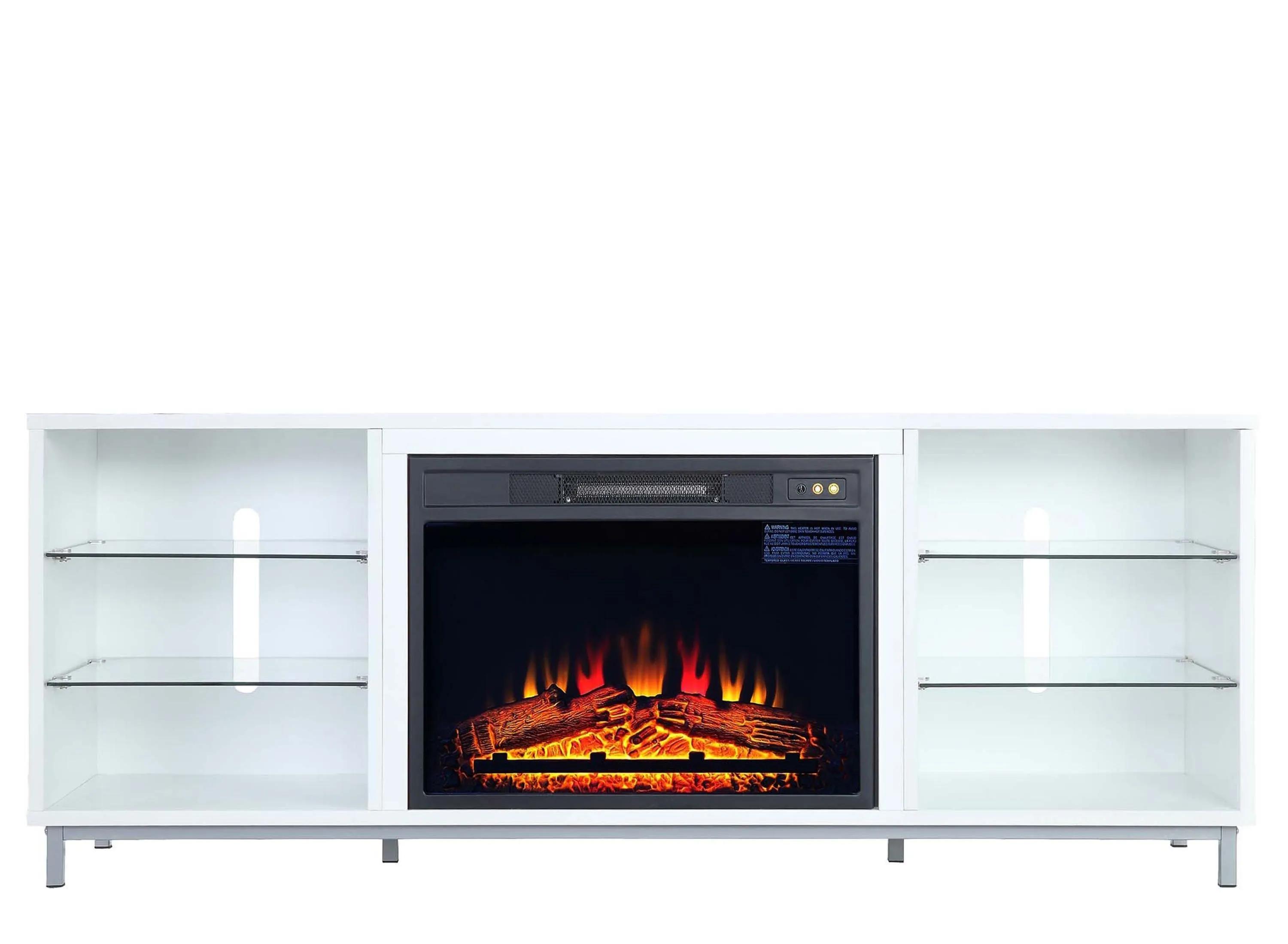 "Brighton 60"" TV Stand with Fireplace"