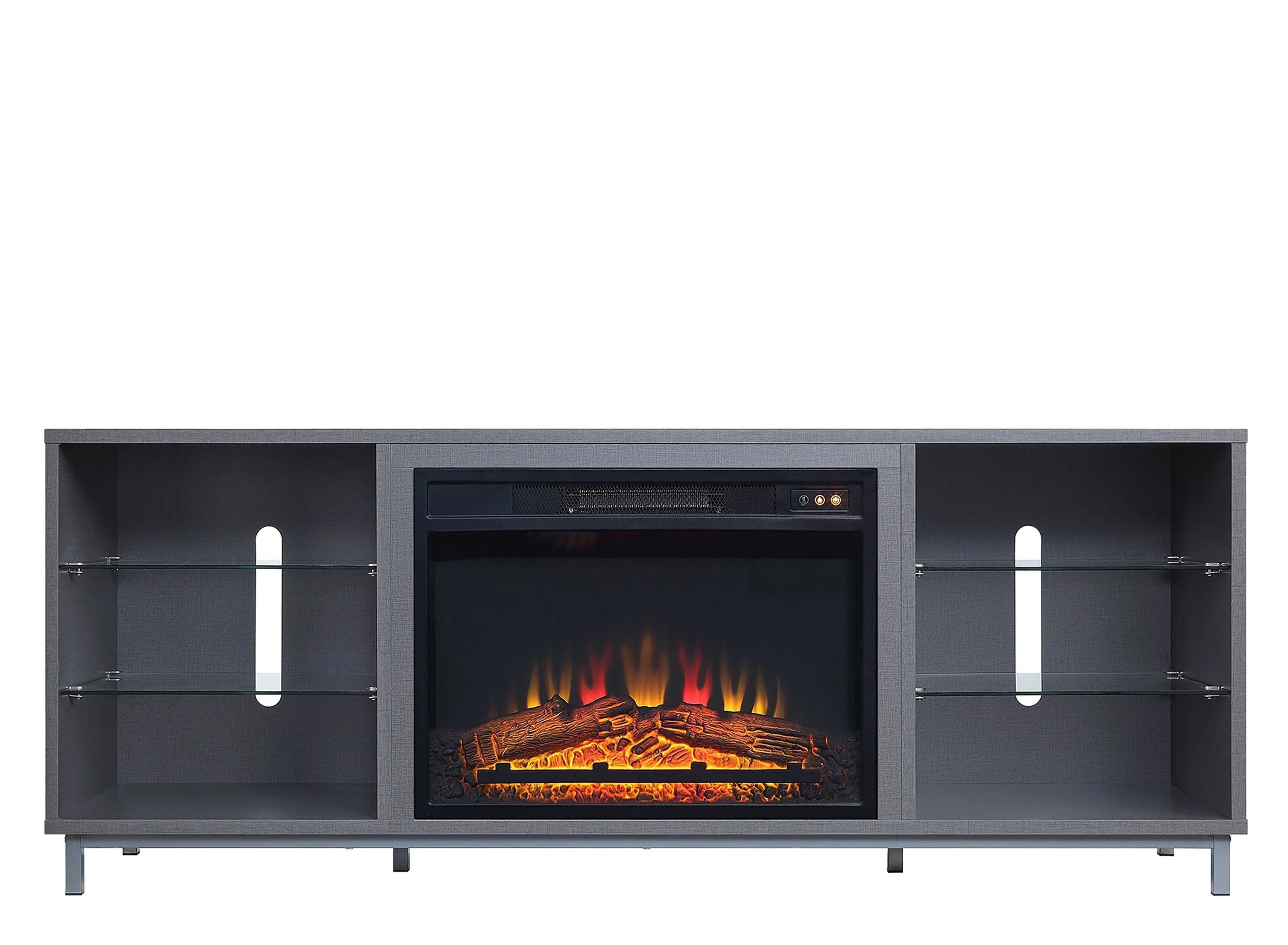 Brighton 60" TV Stand with Fireplace