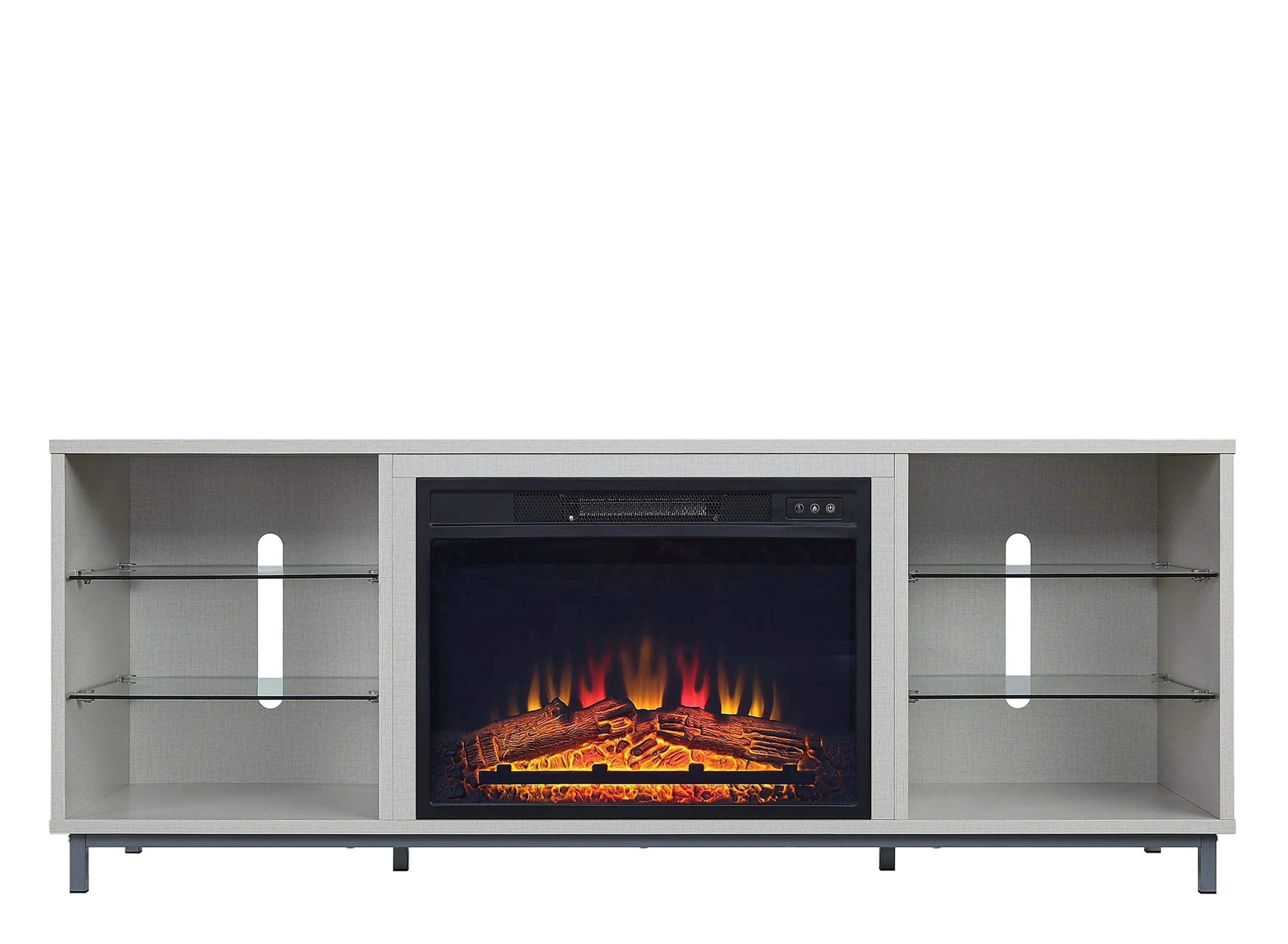 Brighton 60" TV Stand with Fireplace