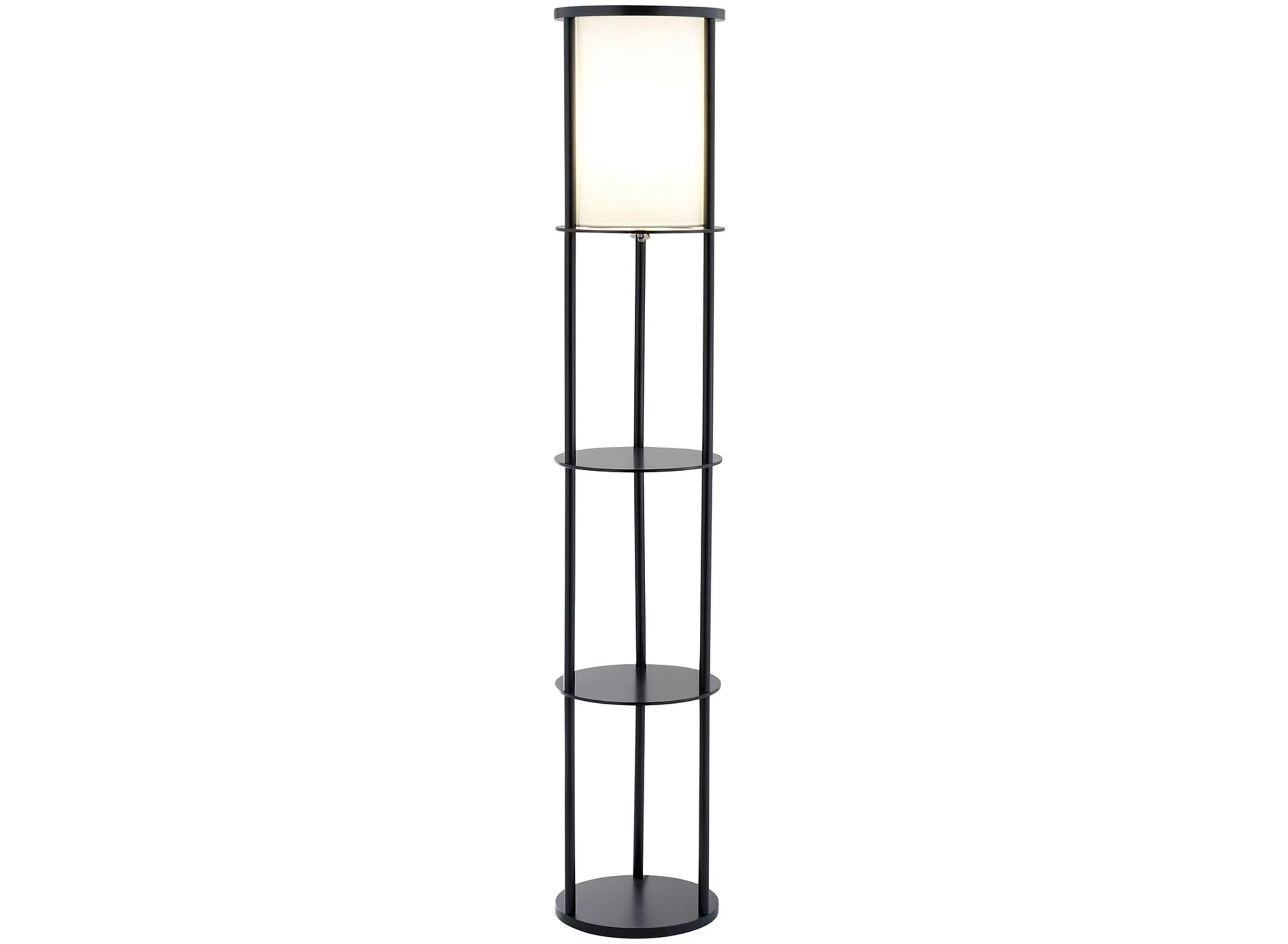 Stewart Round Shelf Floor Lamp