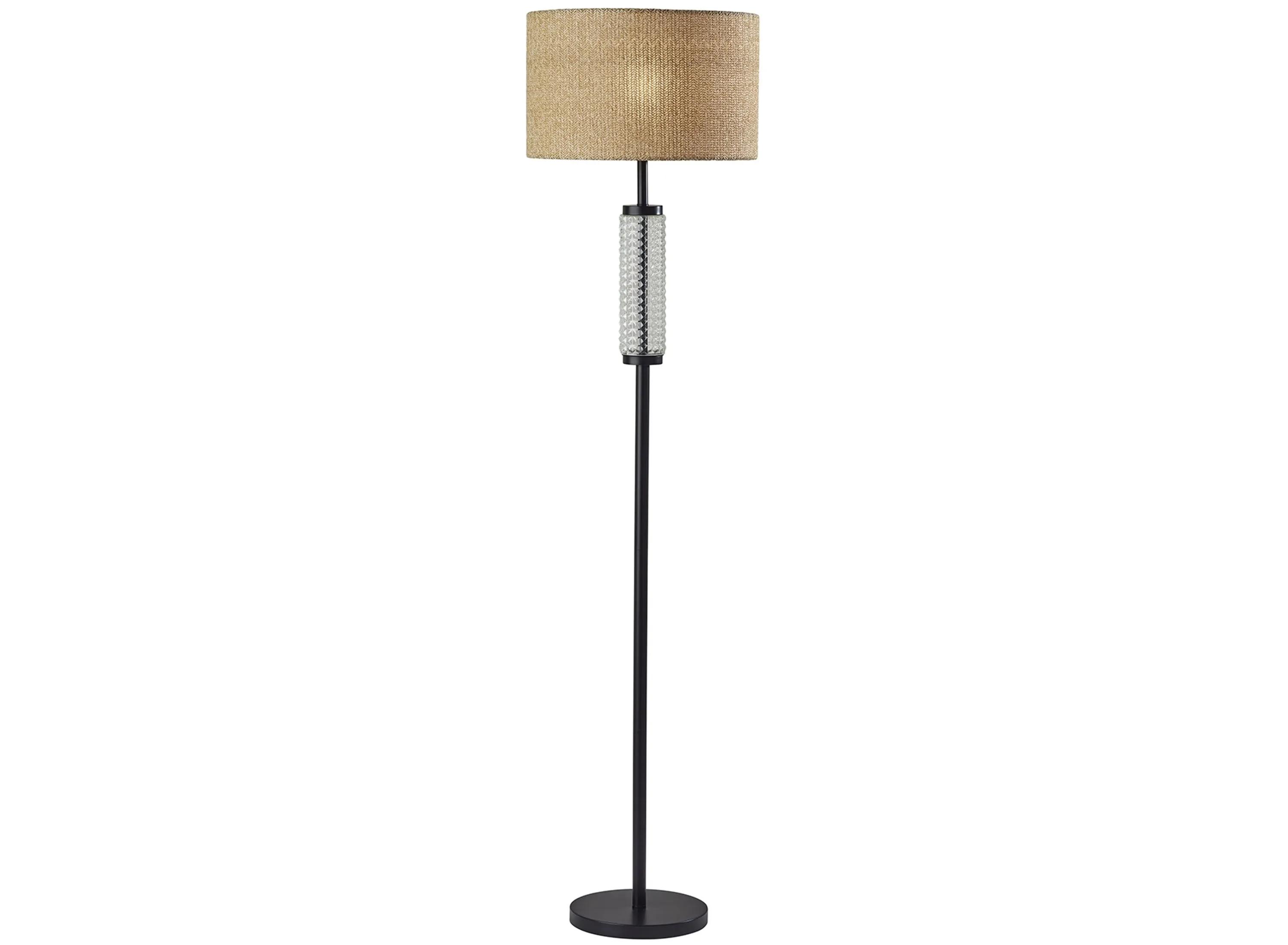 Delilah Glass Floor Lamp