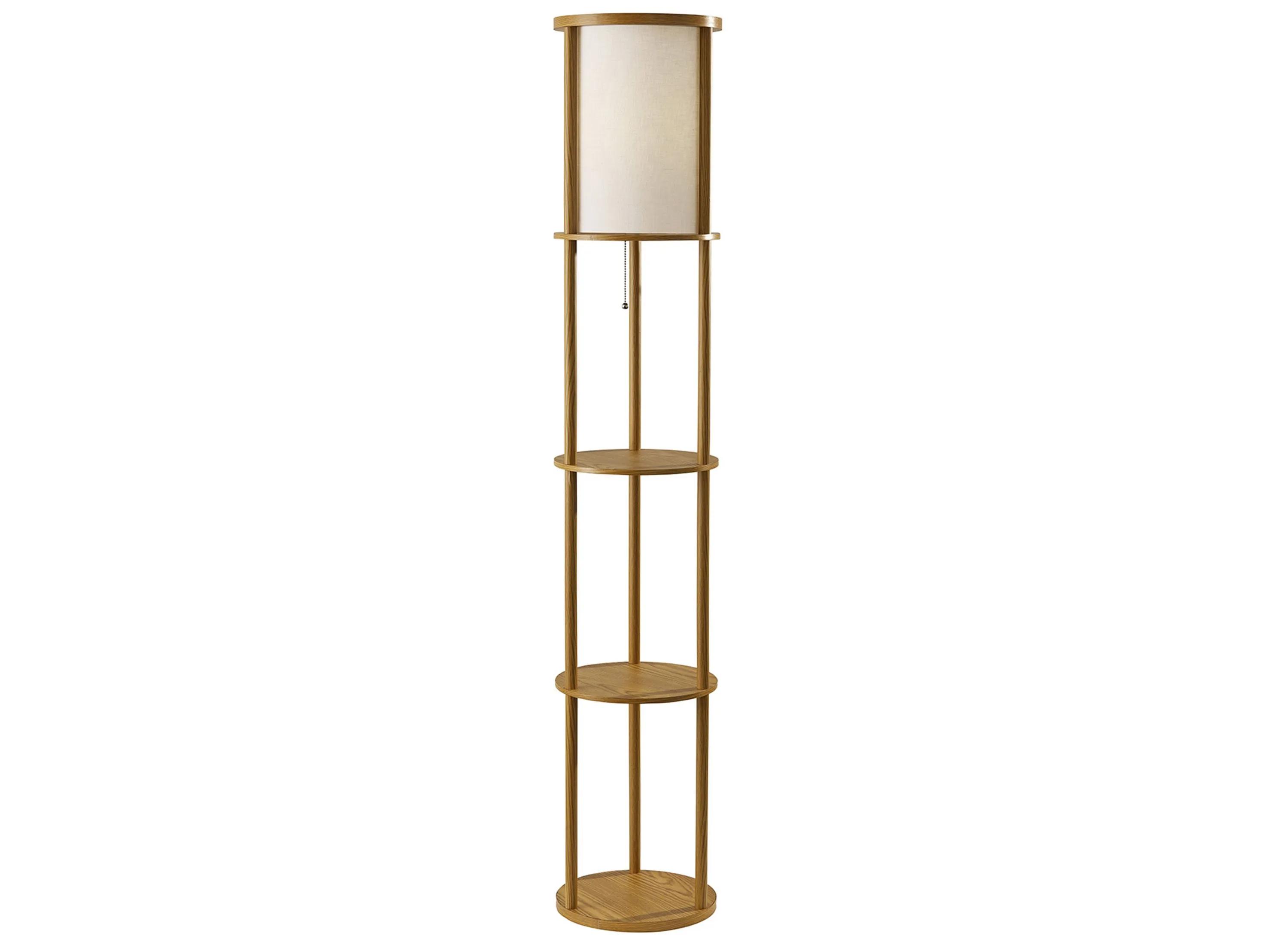 Stewart Round Shelf Floor Lamp