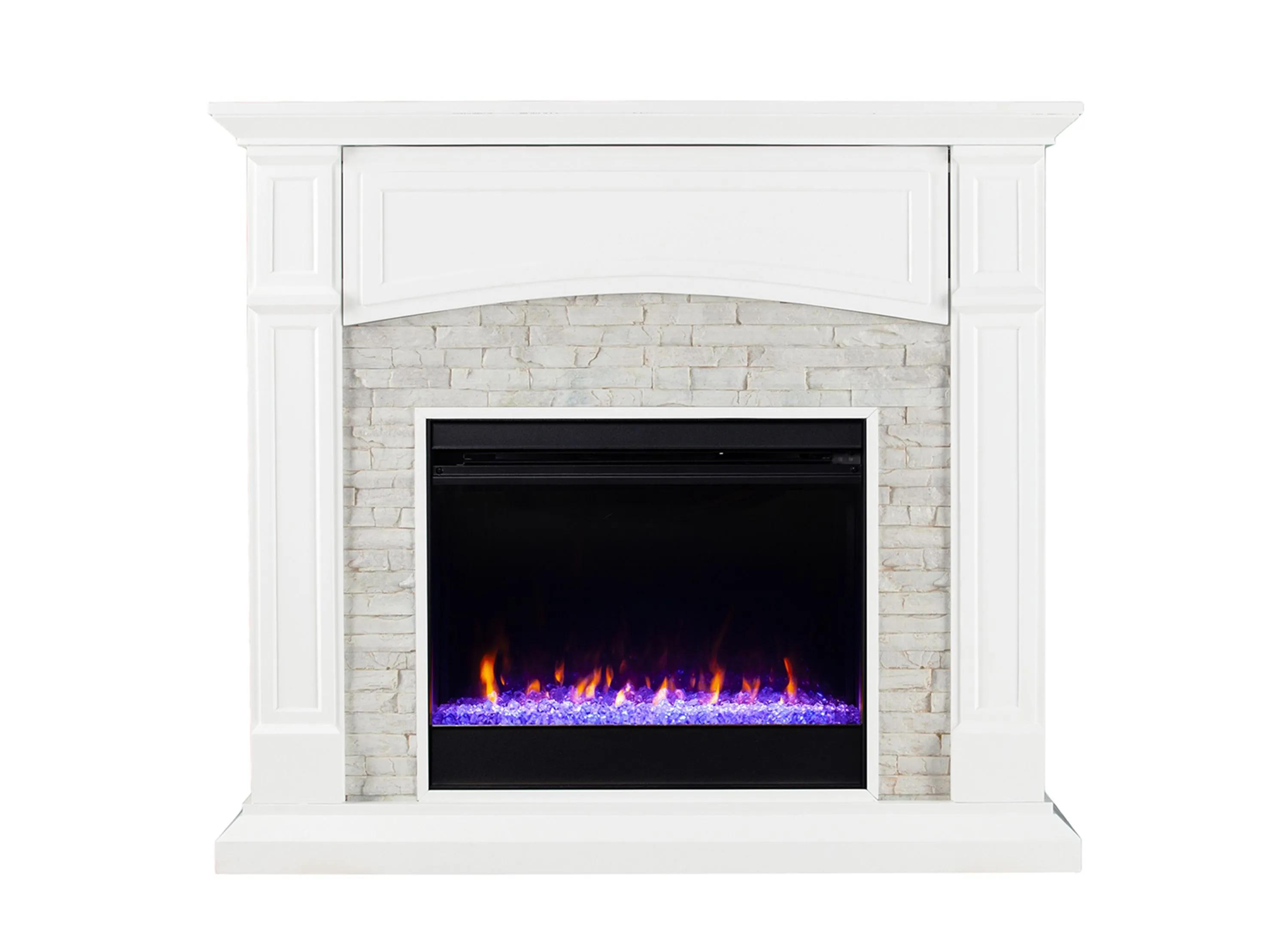 Alcester Color Changing Media Fireplace