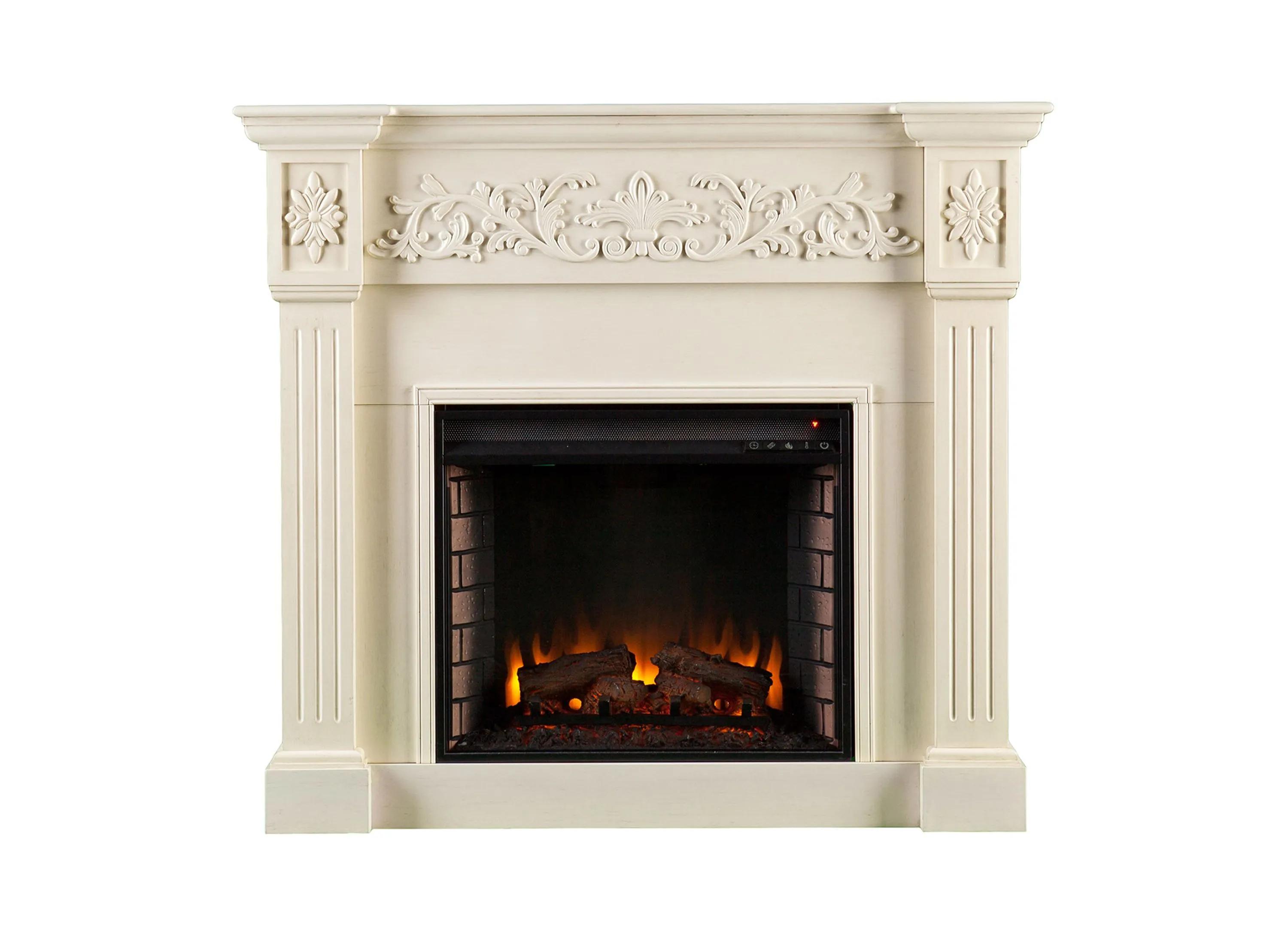 Holt Calvert Carved Electric Fireplace
