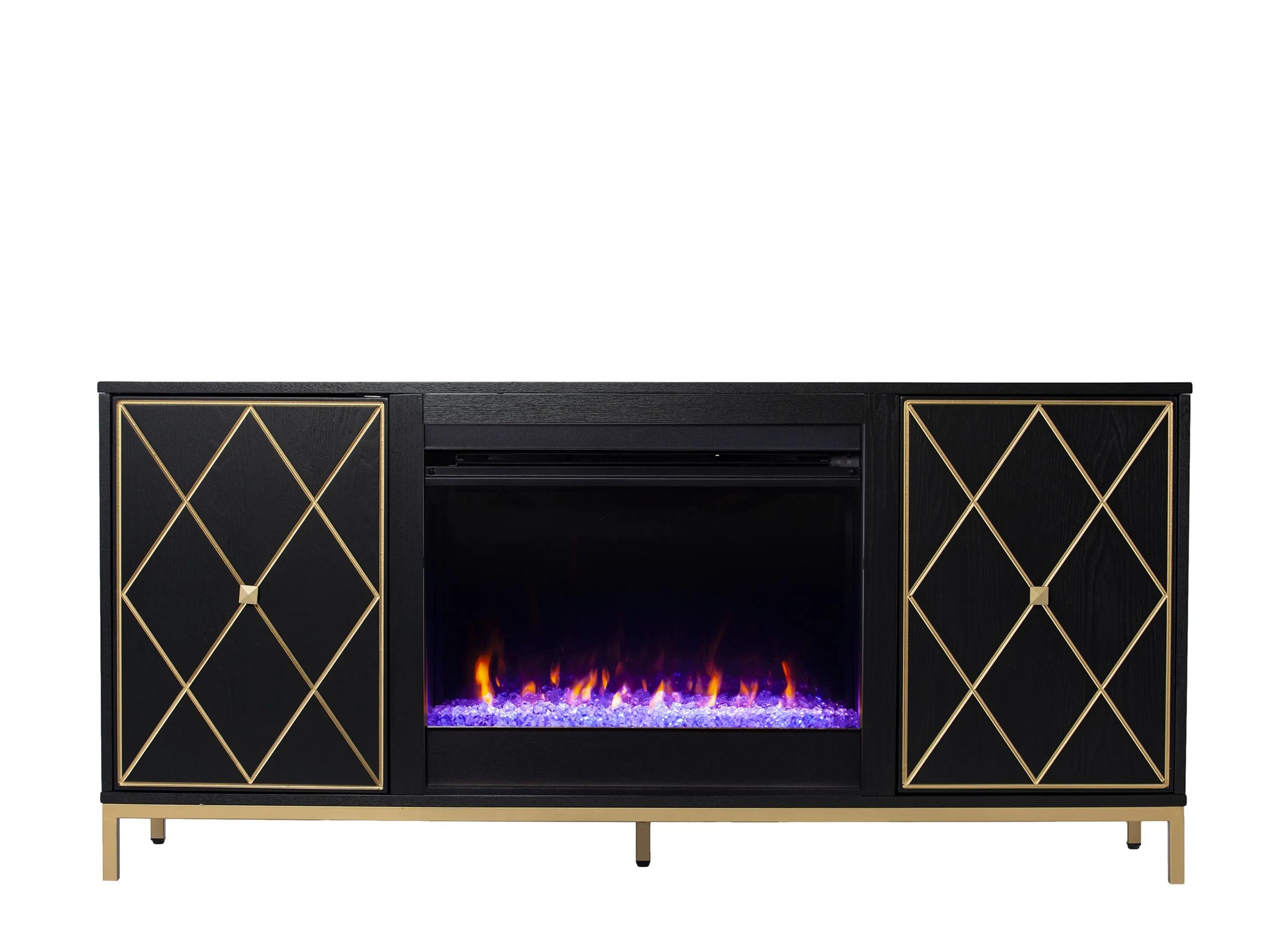 Nelson Color Changing Fireplace Console
