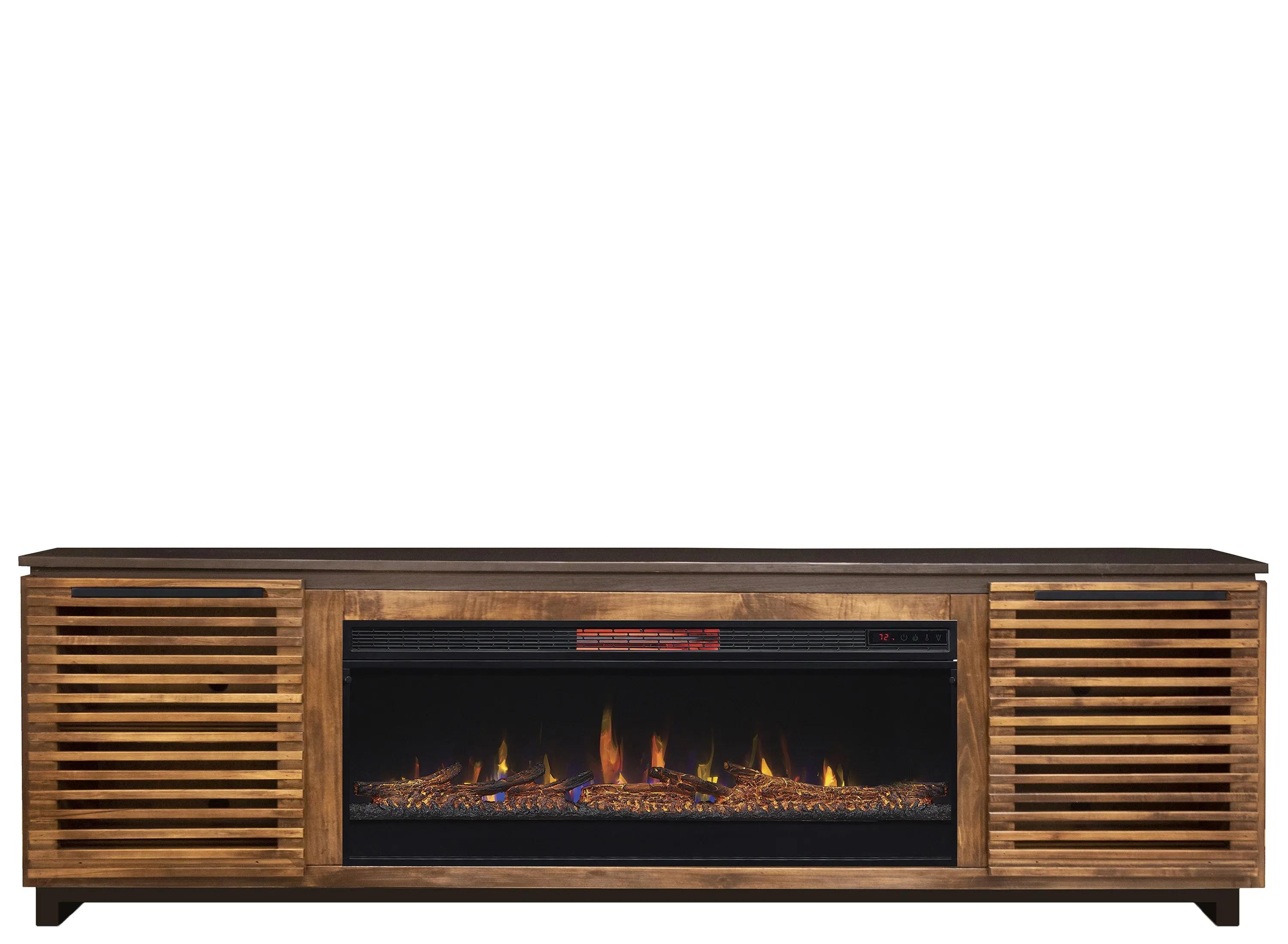 Reah 86 Fireplace Console