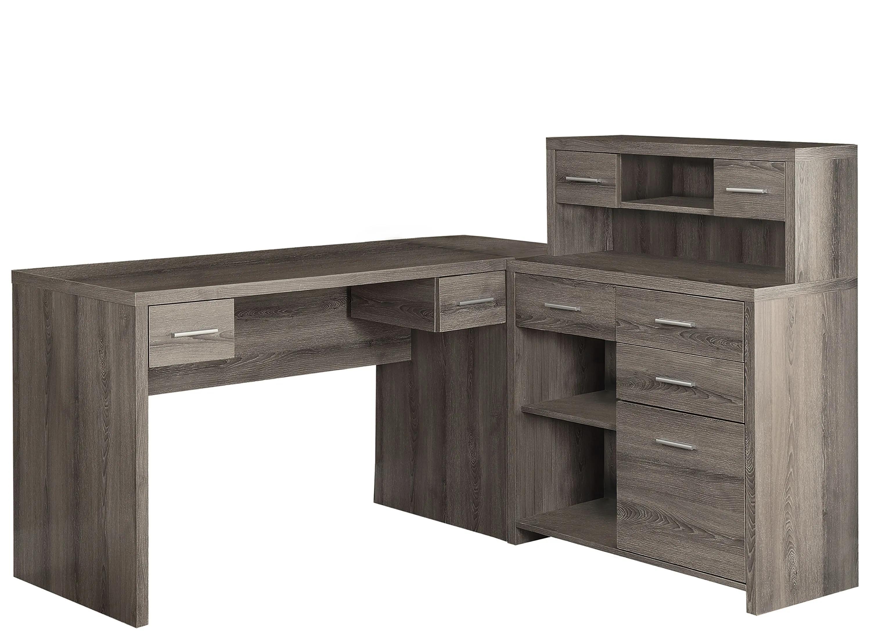 Caressa L-Shaped Computer Desk
