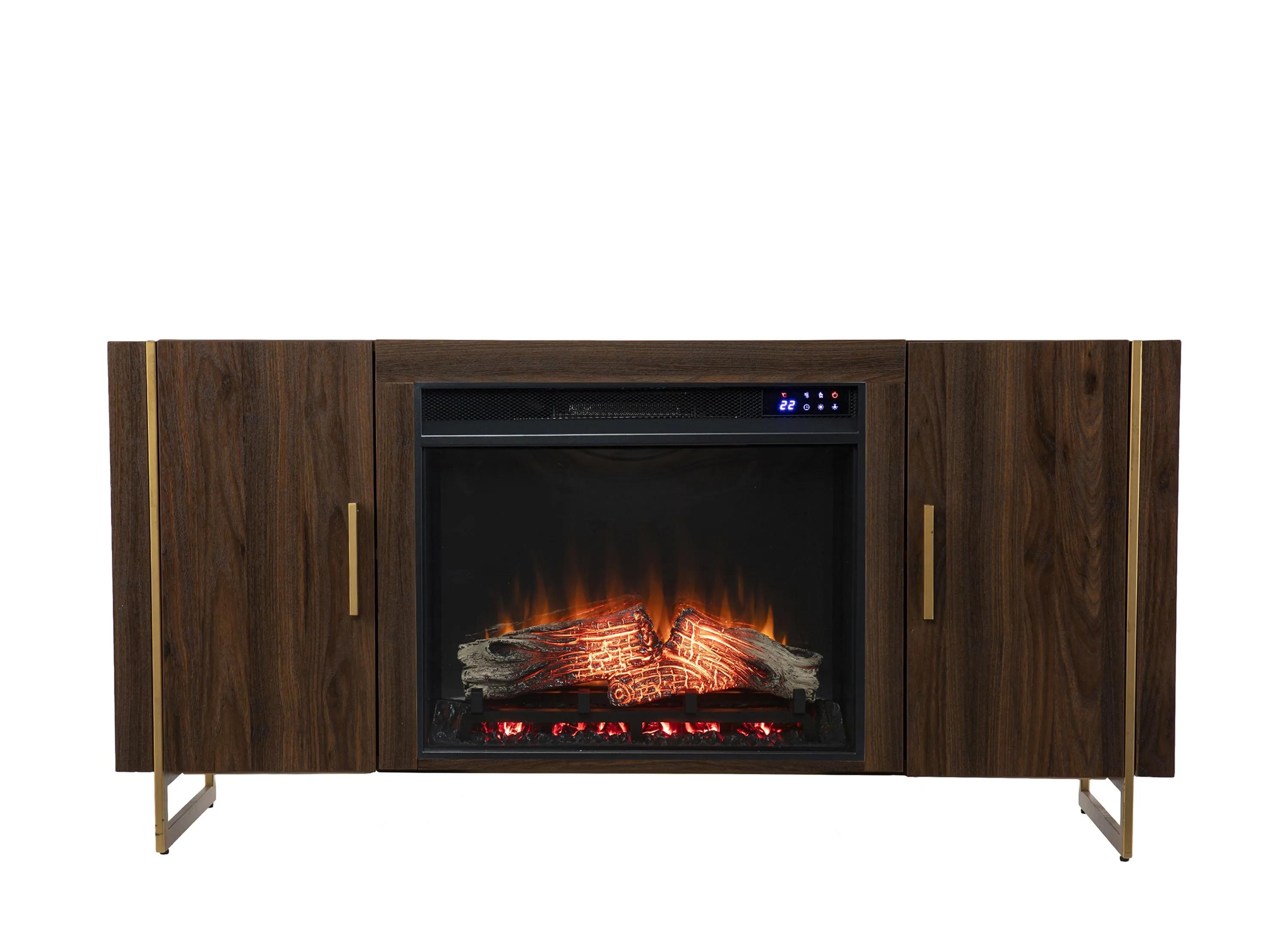 Everly Touch Screen Fireplace Console