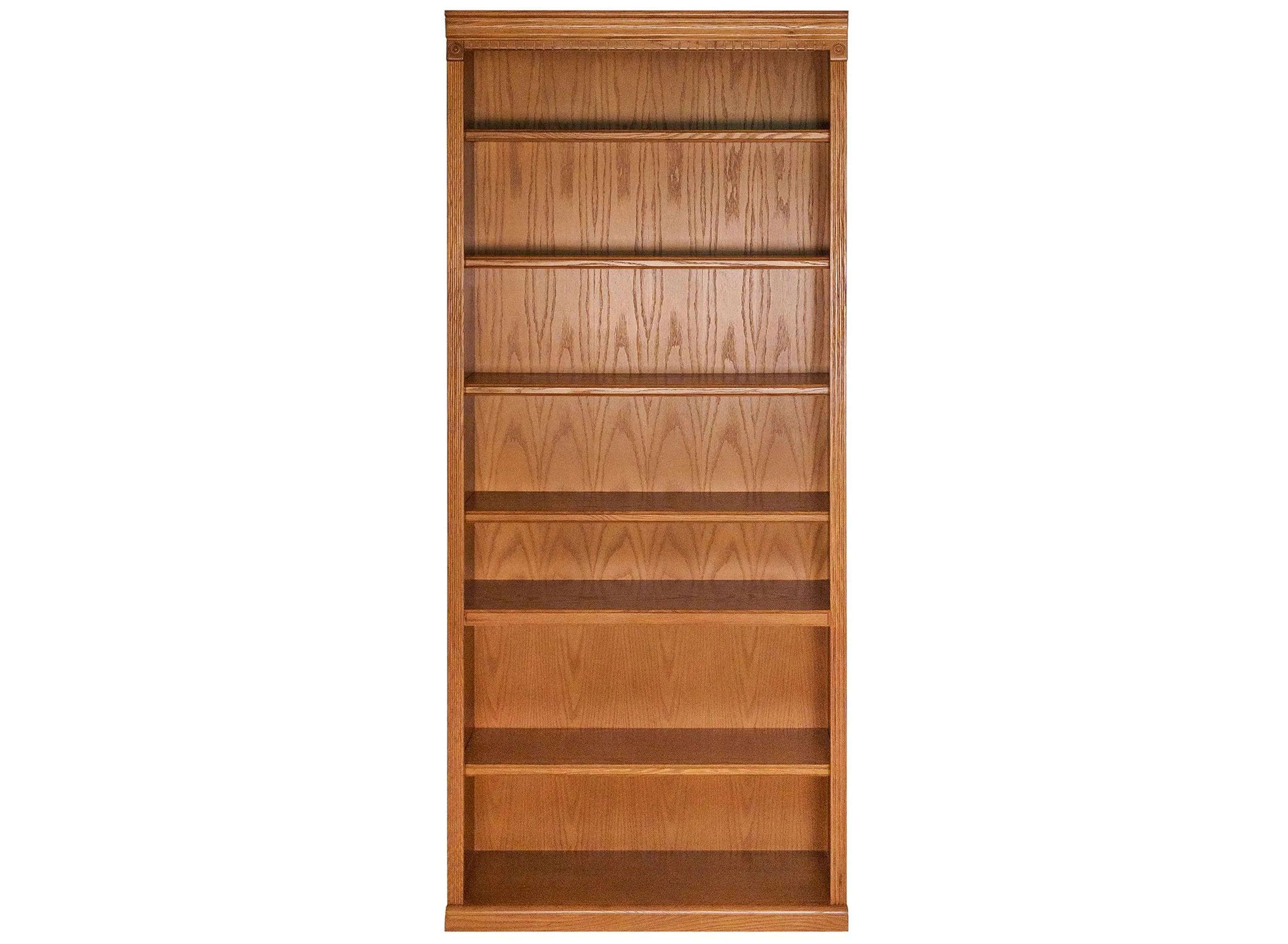 Huntington Oxford Distressed Wheat 7 Shelf 84" Bookcase