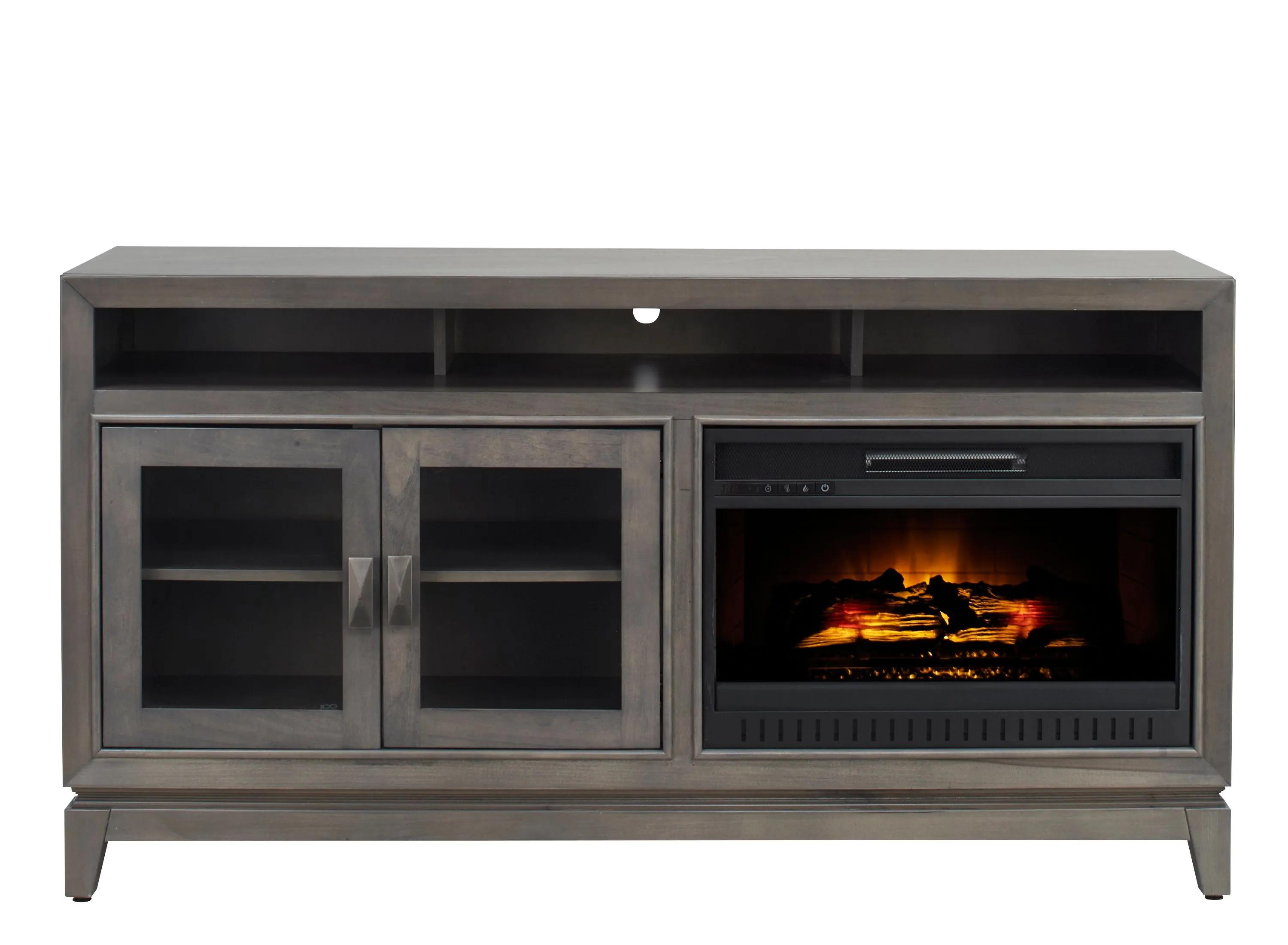 Burton 62 TV Console with Fireplace