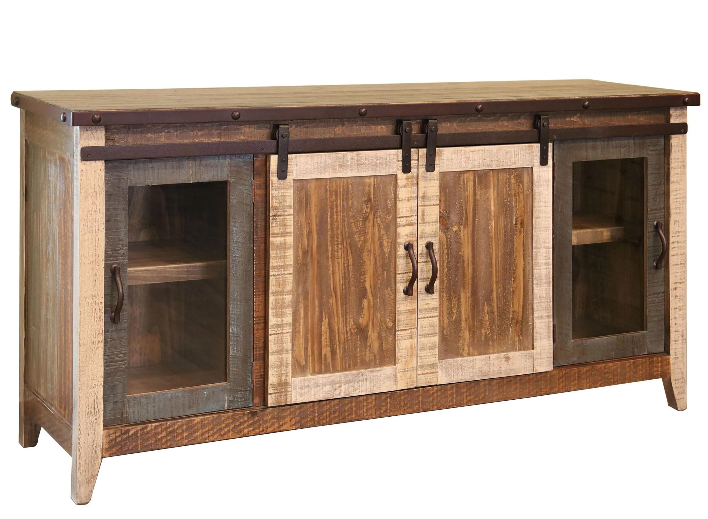 "Antique 70"" TV Console"