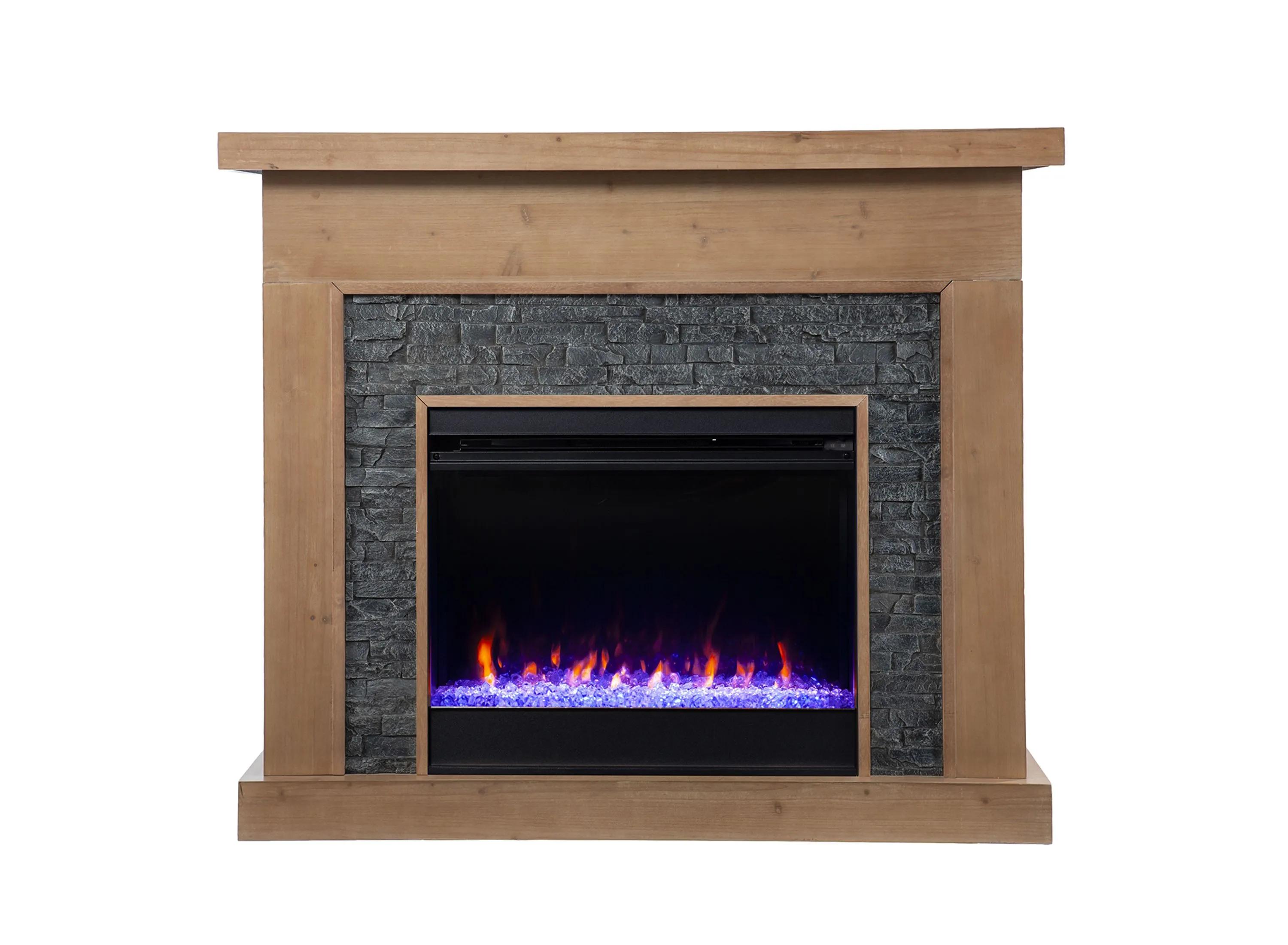 Barbe Elec Color Change Fireplace