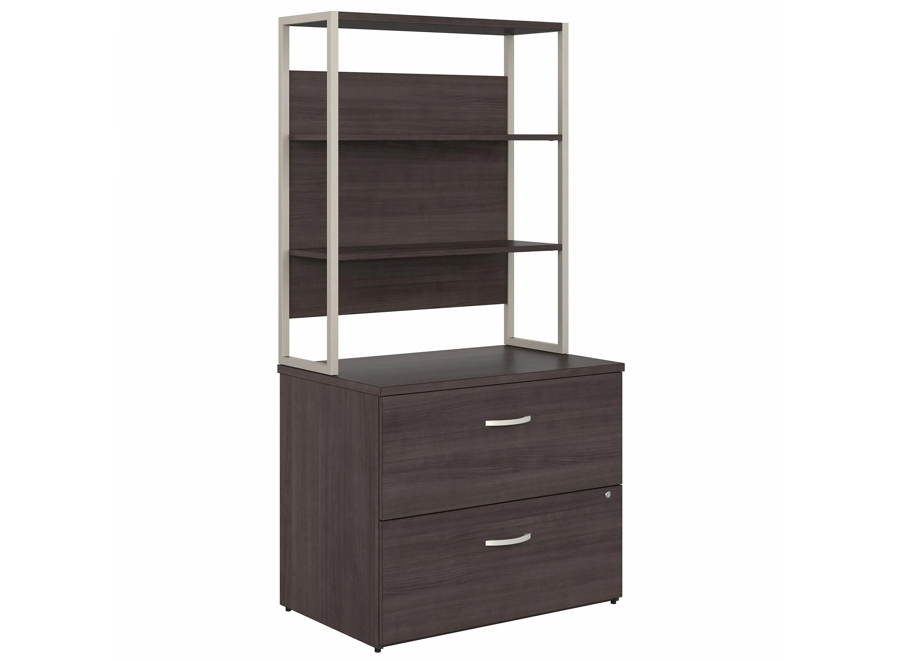 Steinbeck 2 Drawer File Cabinet w/ Hutch