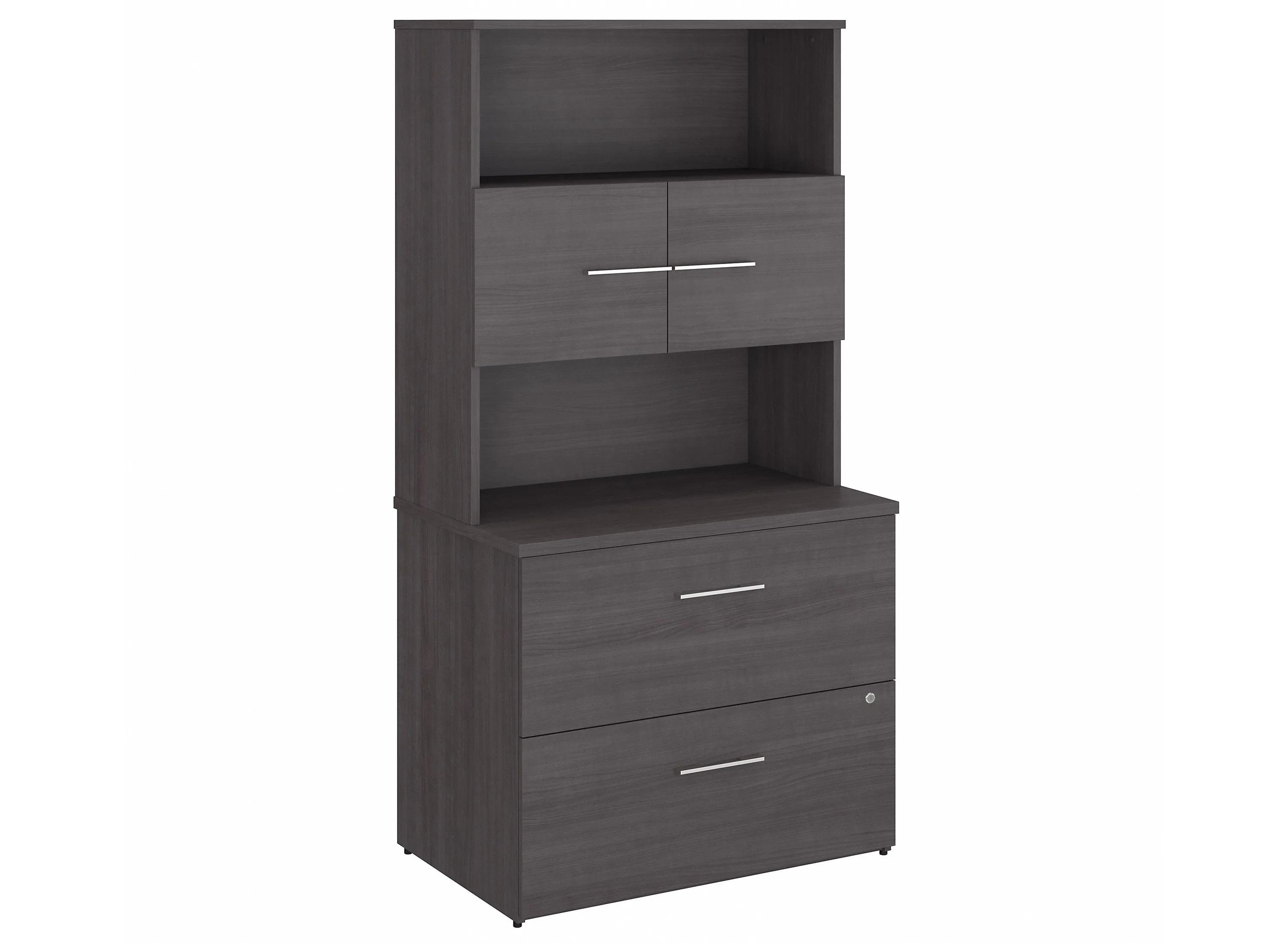 368250050 Office 500 36W 2 Drawer File Cabinet & Hutch sku 368250050