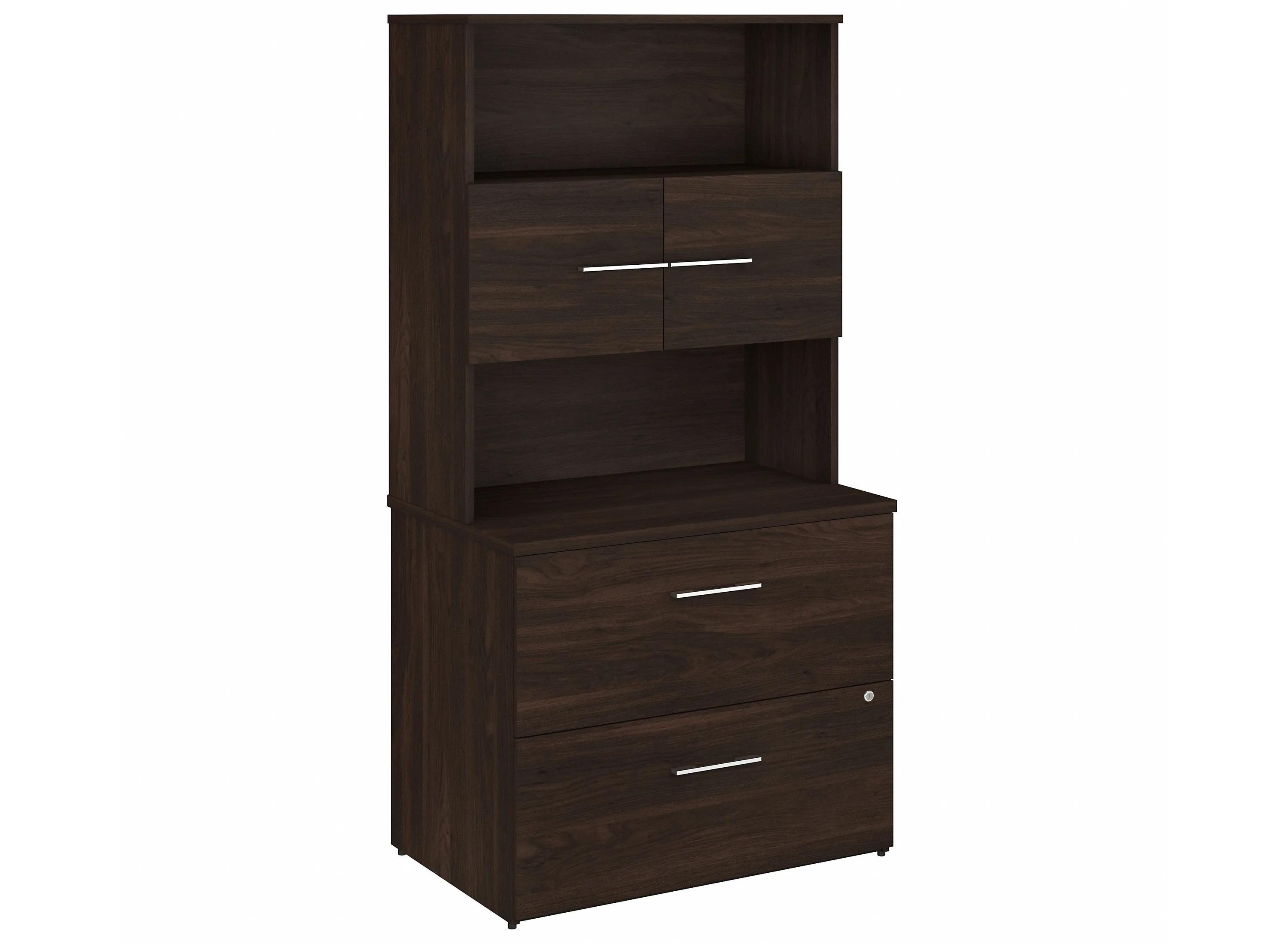 Office 500 36W 2 Drawer File Cabinet & Hutch