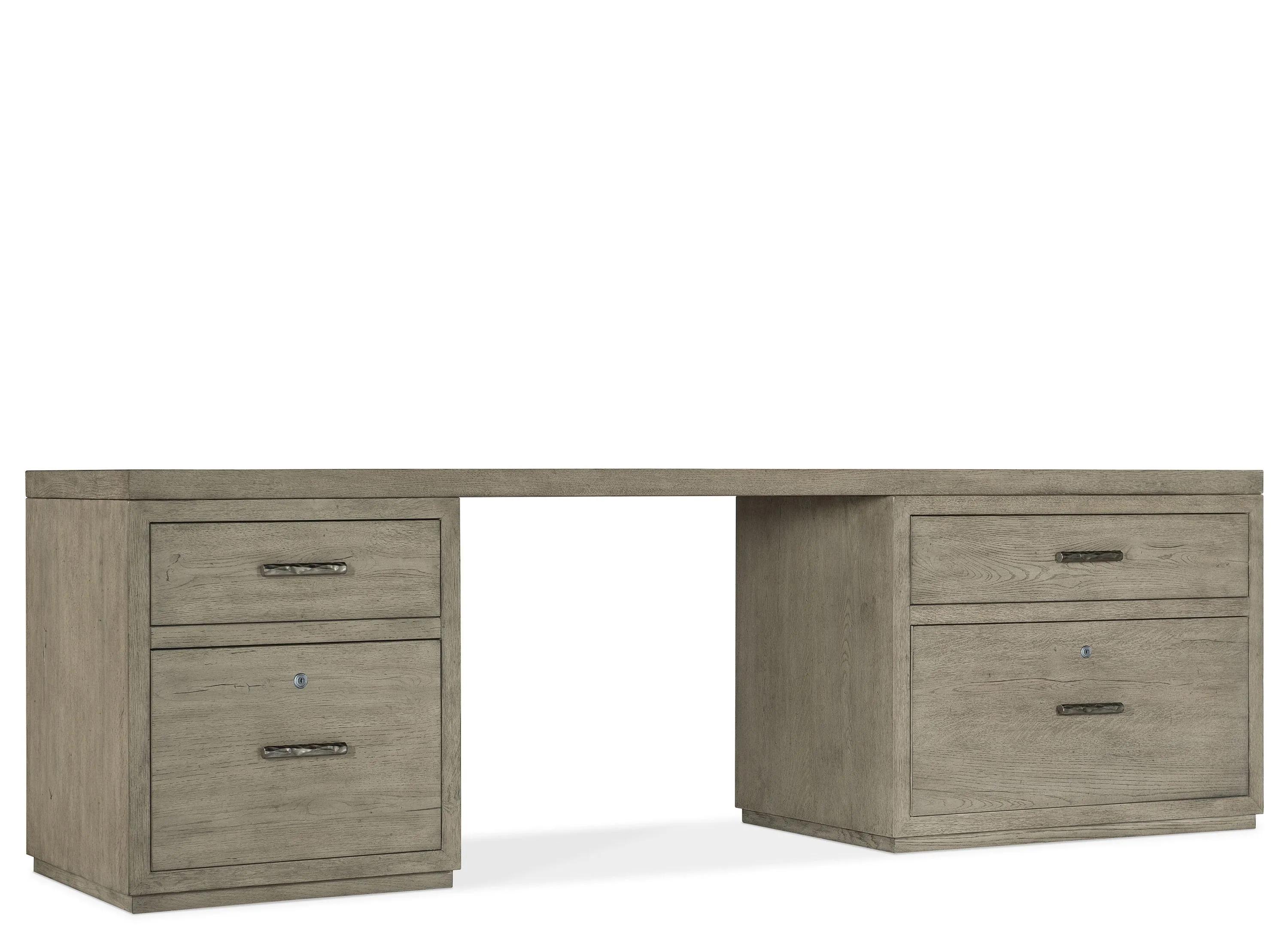 Linville Falls 96 Desk w/ Small File and Lateral File