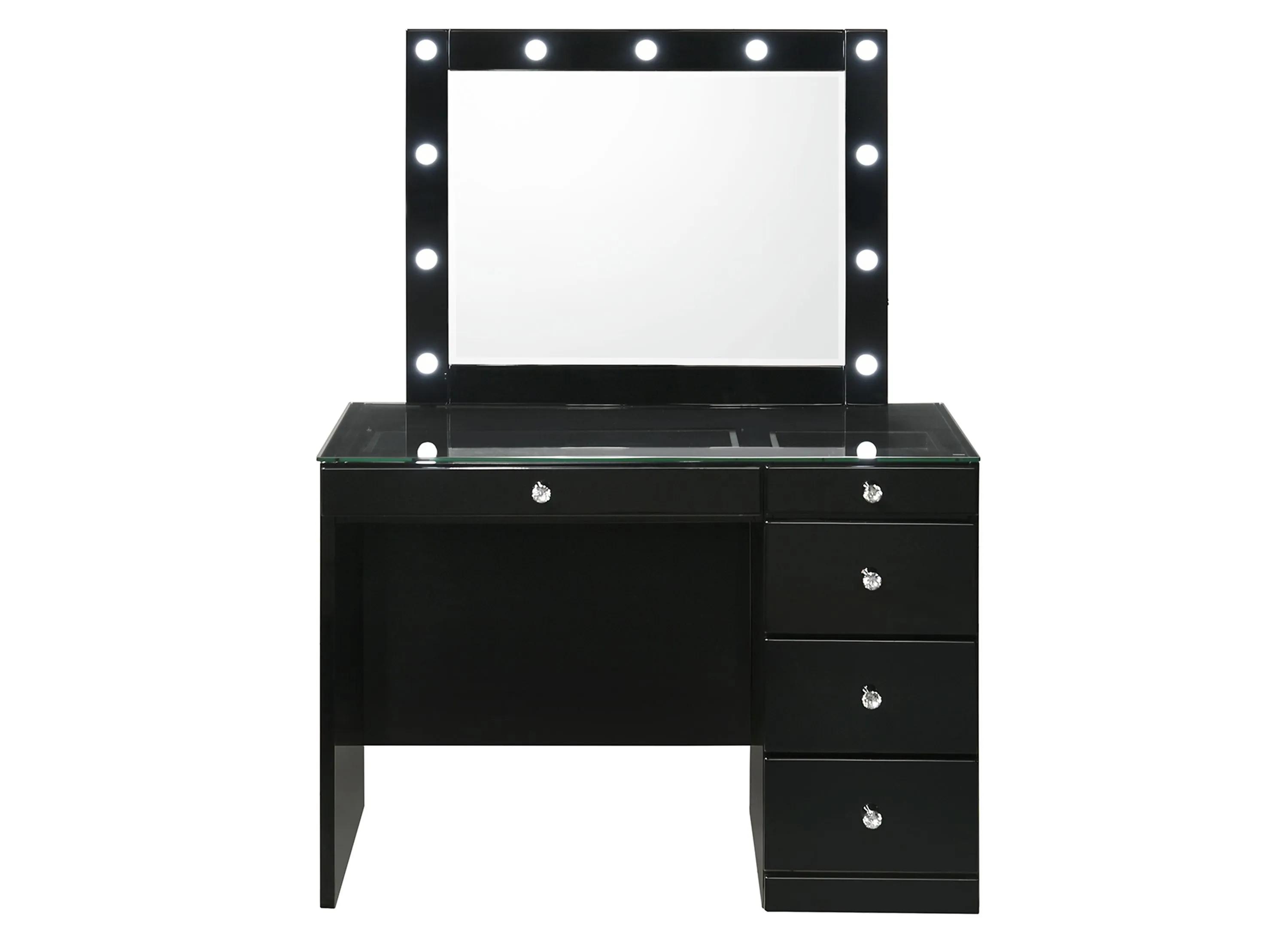 Diem Small Vanity Table w/ Mirror