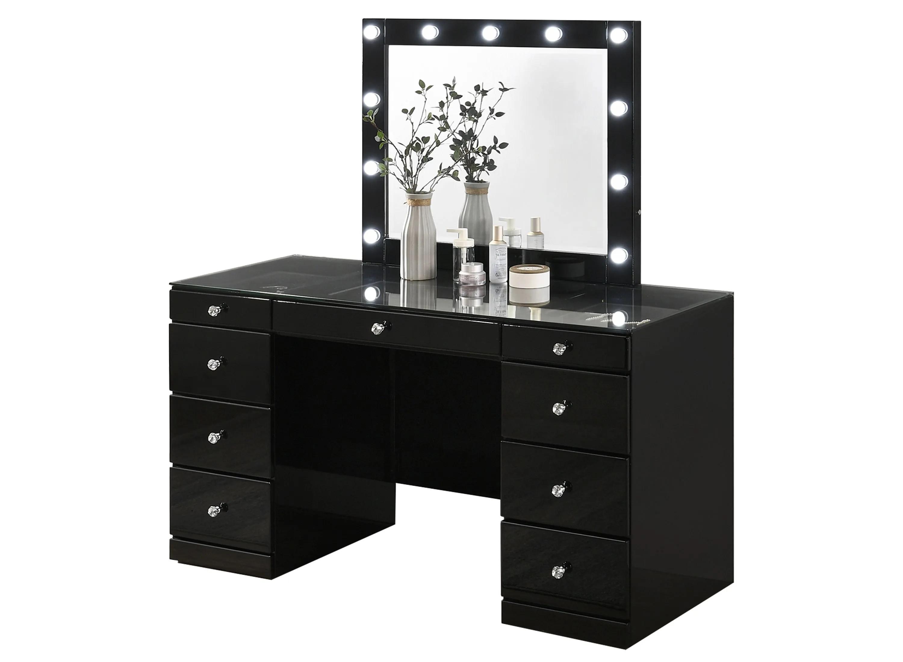 Diem Large Vanity Table w/ Mirror
