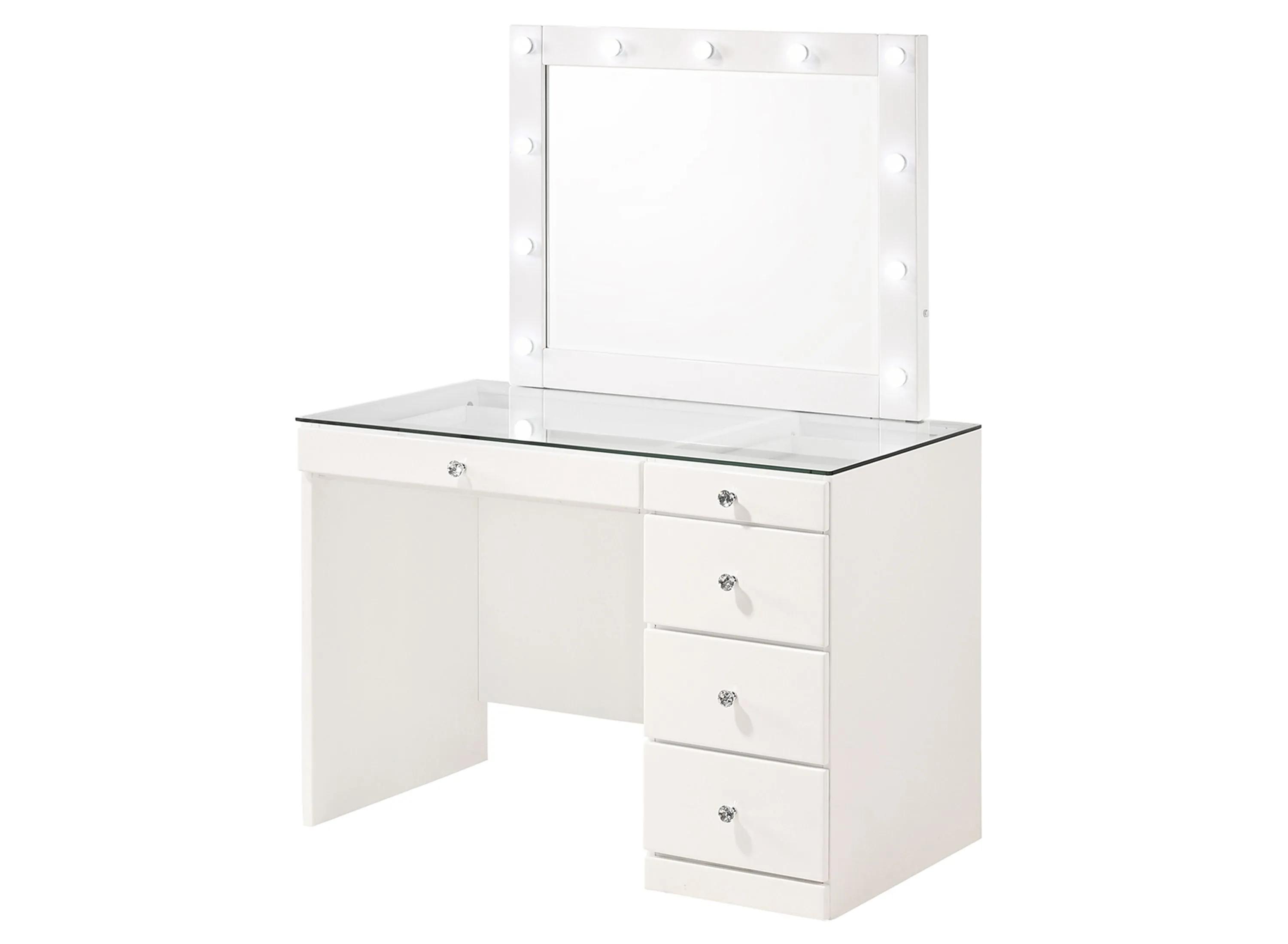 Diem Small Vanity Table w/ Mirror