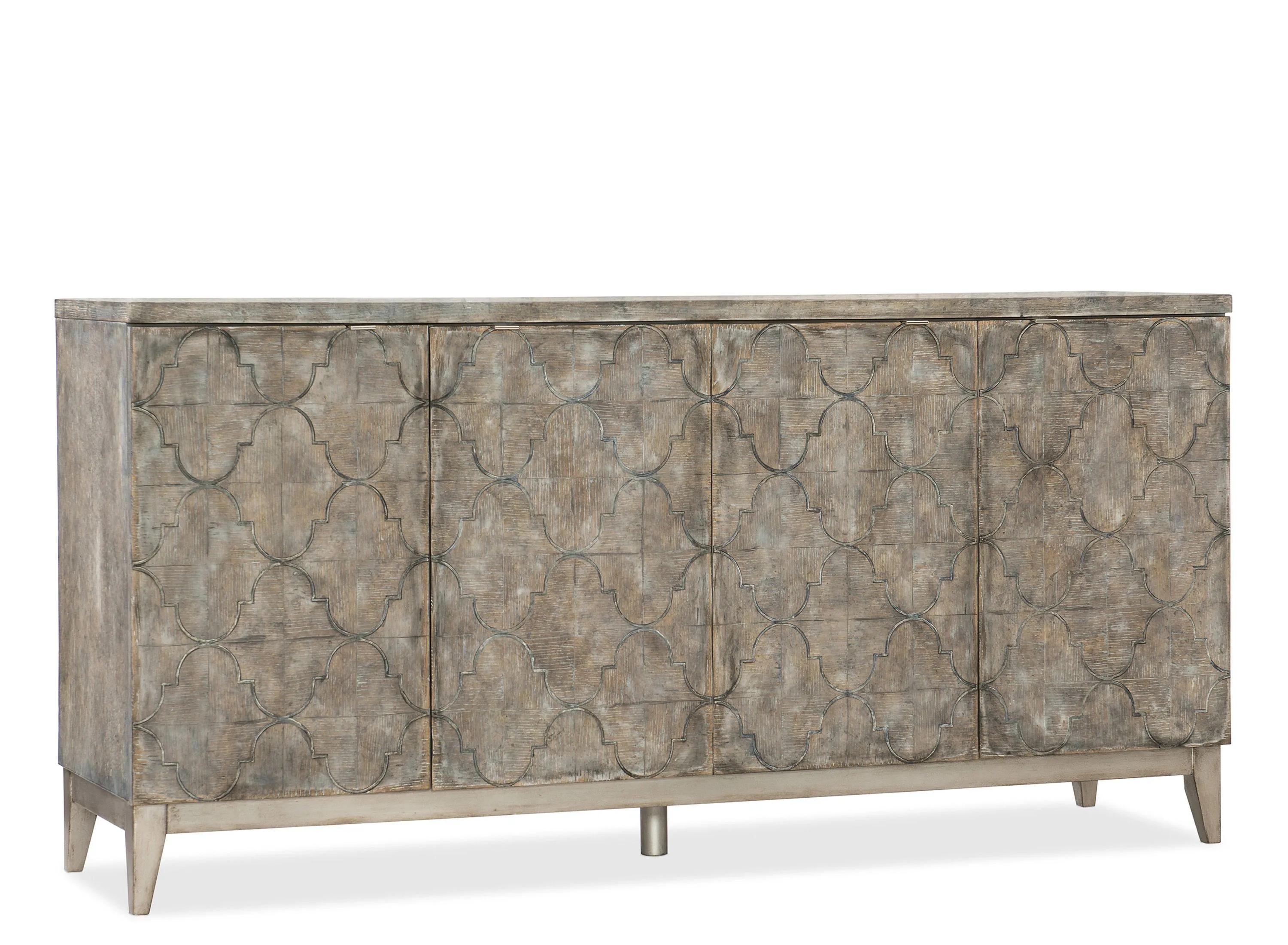 Fairfax Distressed Medium Wood Credenza