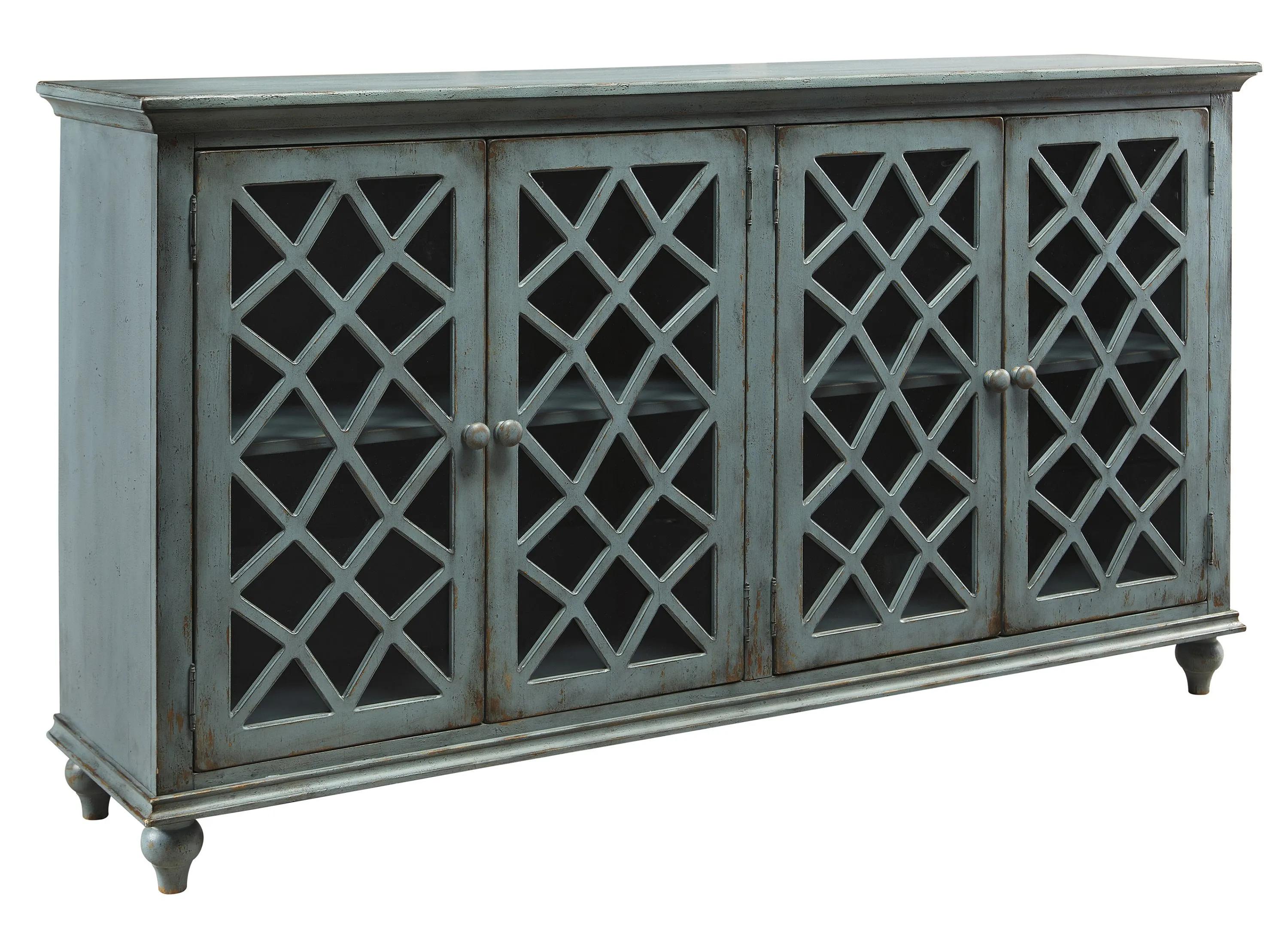 Mirimyn Console Cabinet w/ Lattice Doors