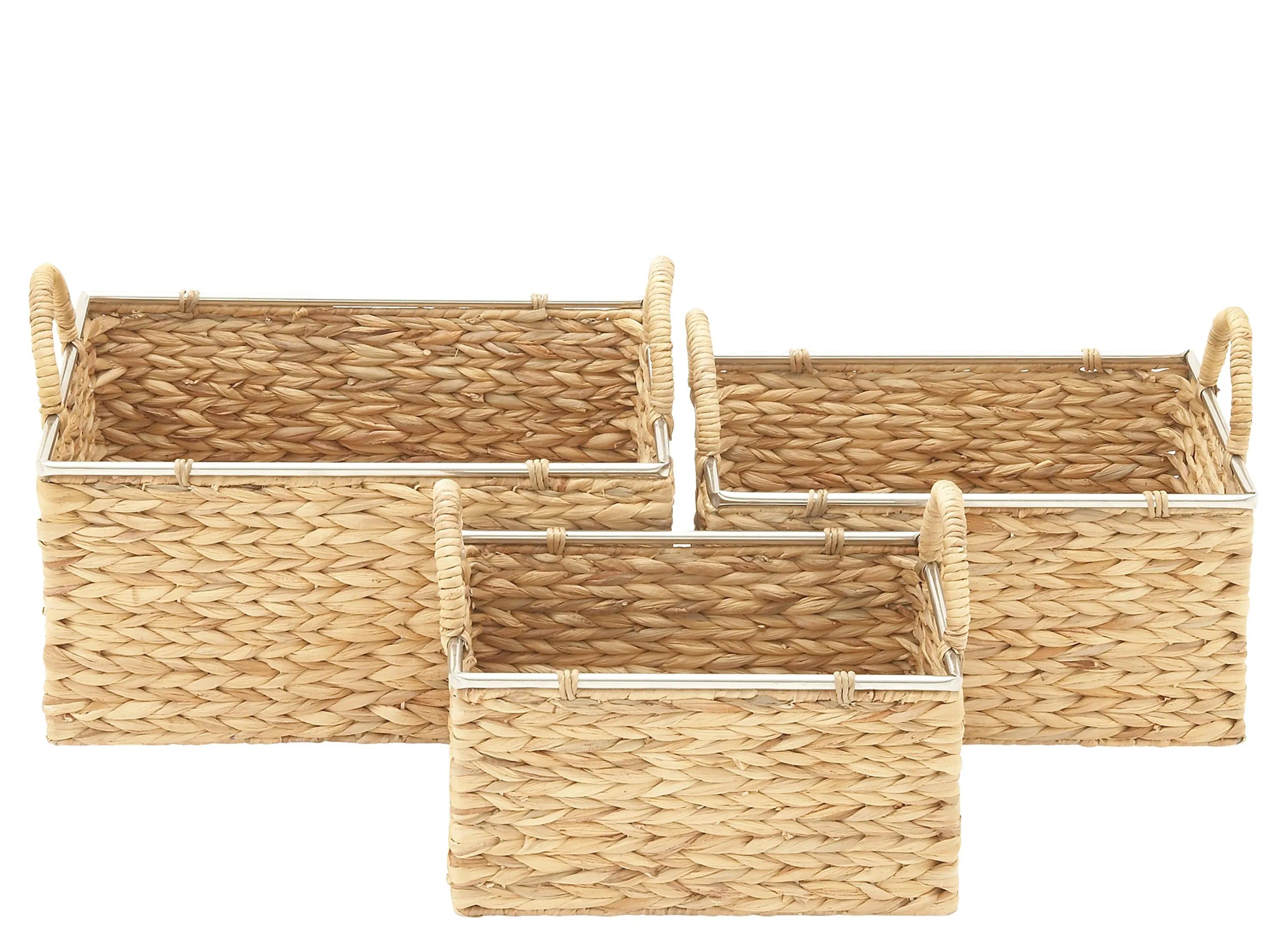 374109200 Ivy Collection Storage Baskets - Set of 3 sku 374109200