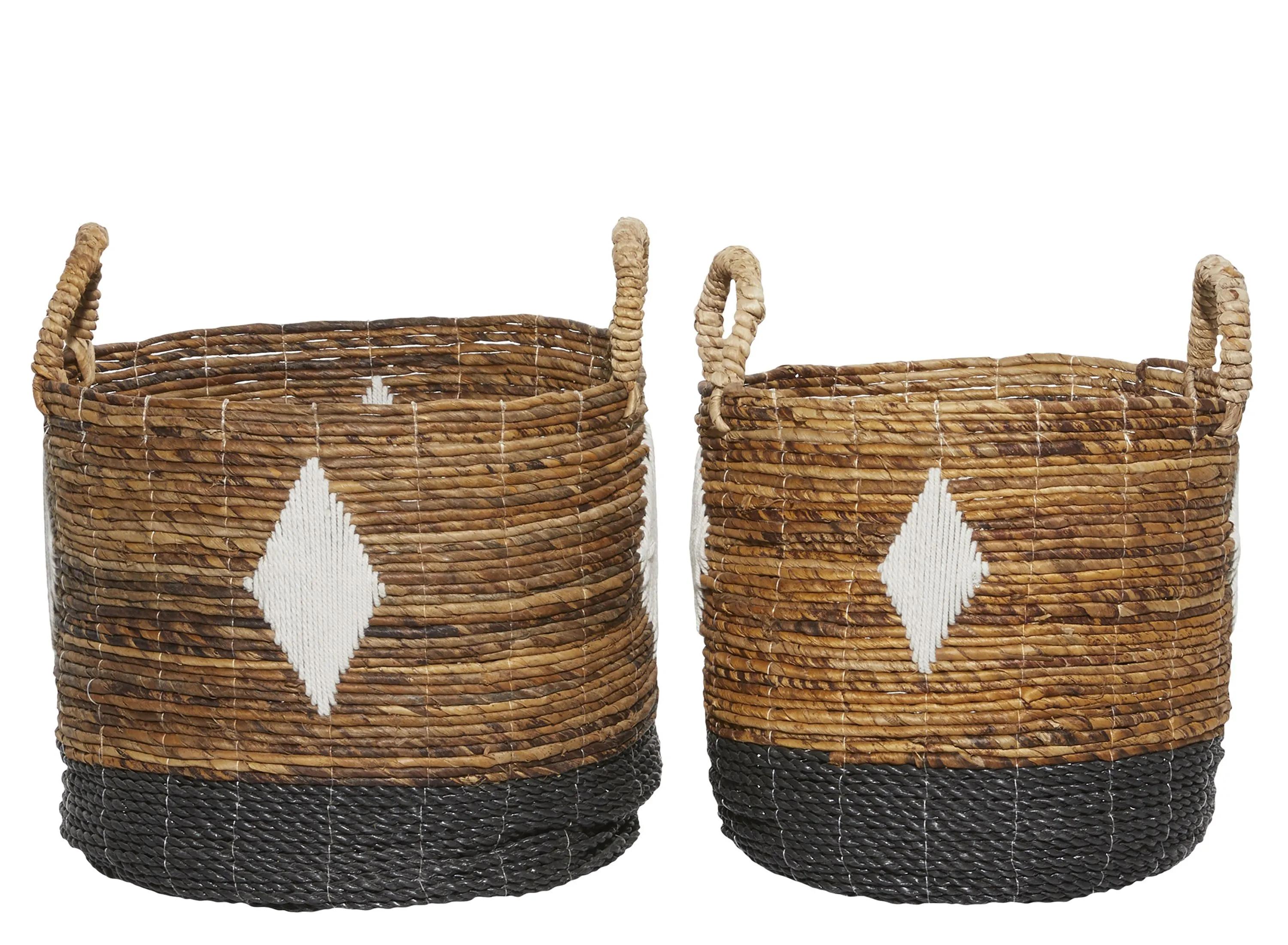 Ivy Collection Storage Baskets - Set of 2