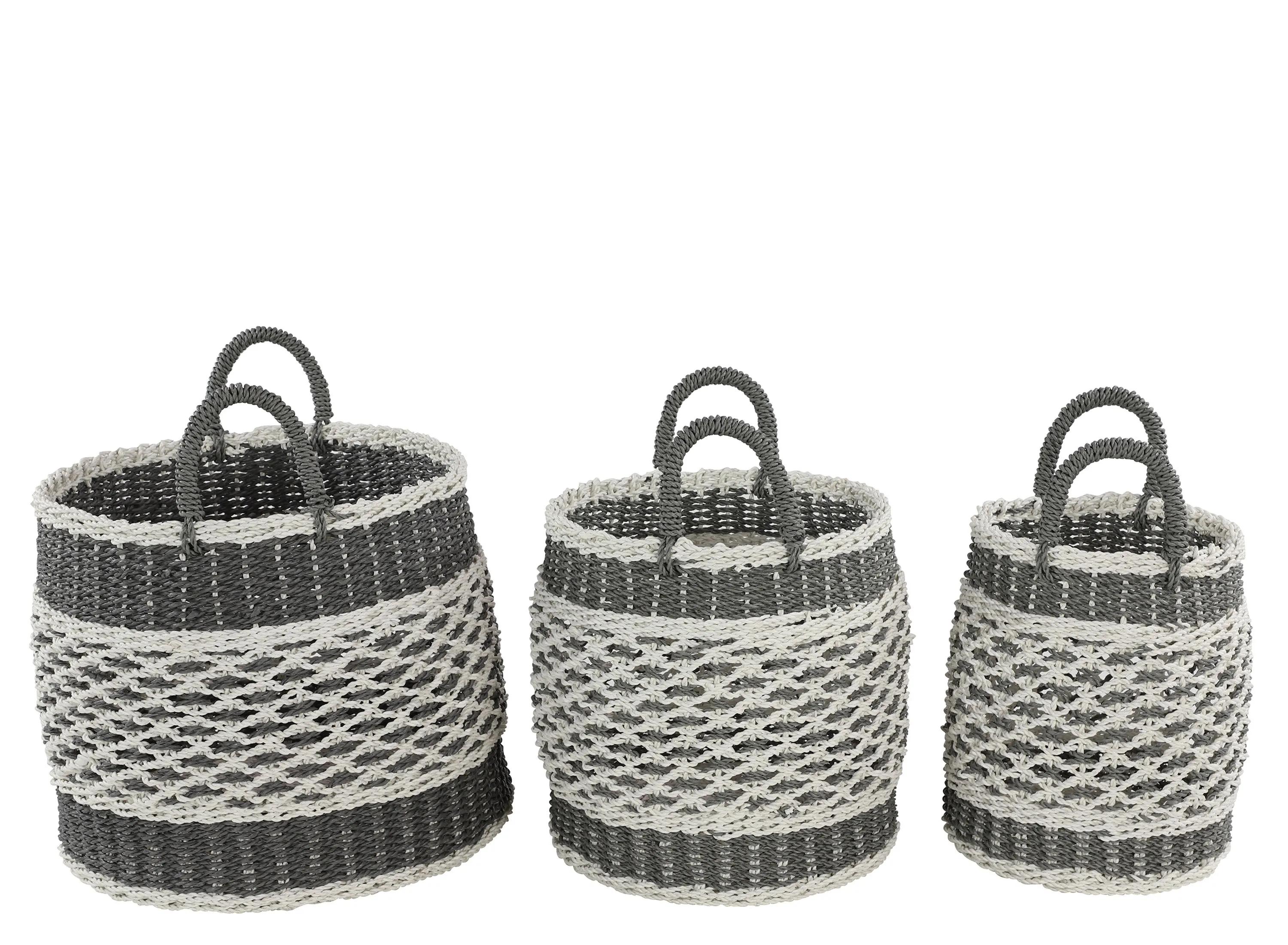 Ivy Collection Storage Baskets - Set of 3