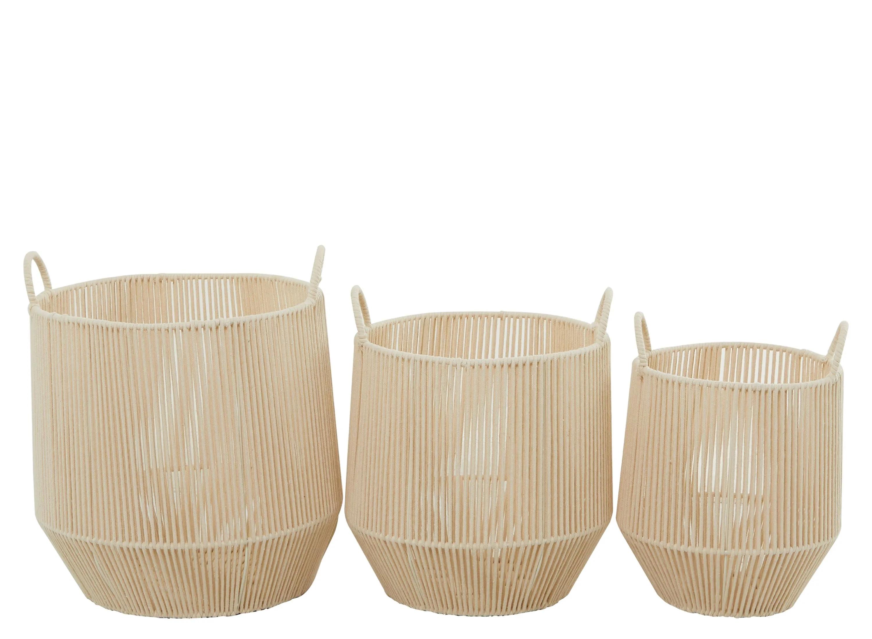 Ivy Collection Dooku Storage Baskets - Set of 3