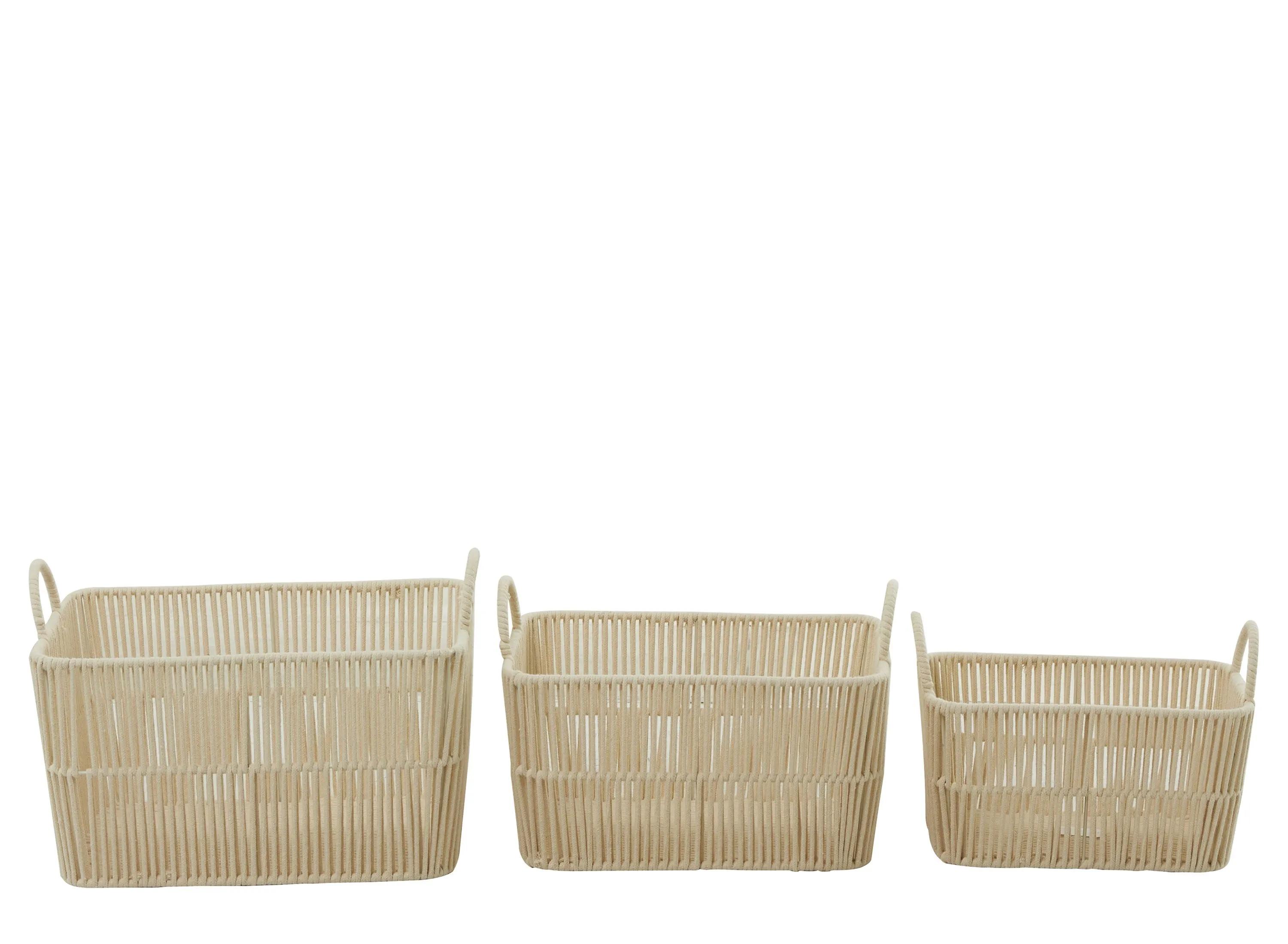 Ivy Collection Storage Basket- Set of 3
