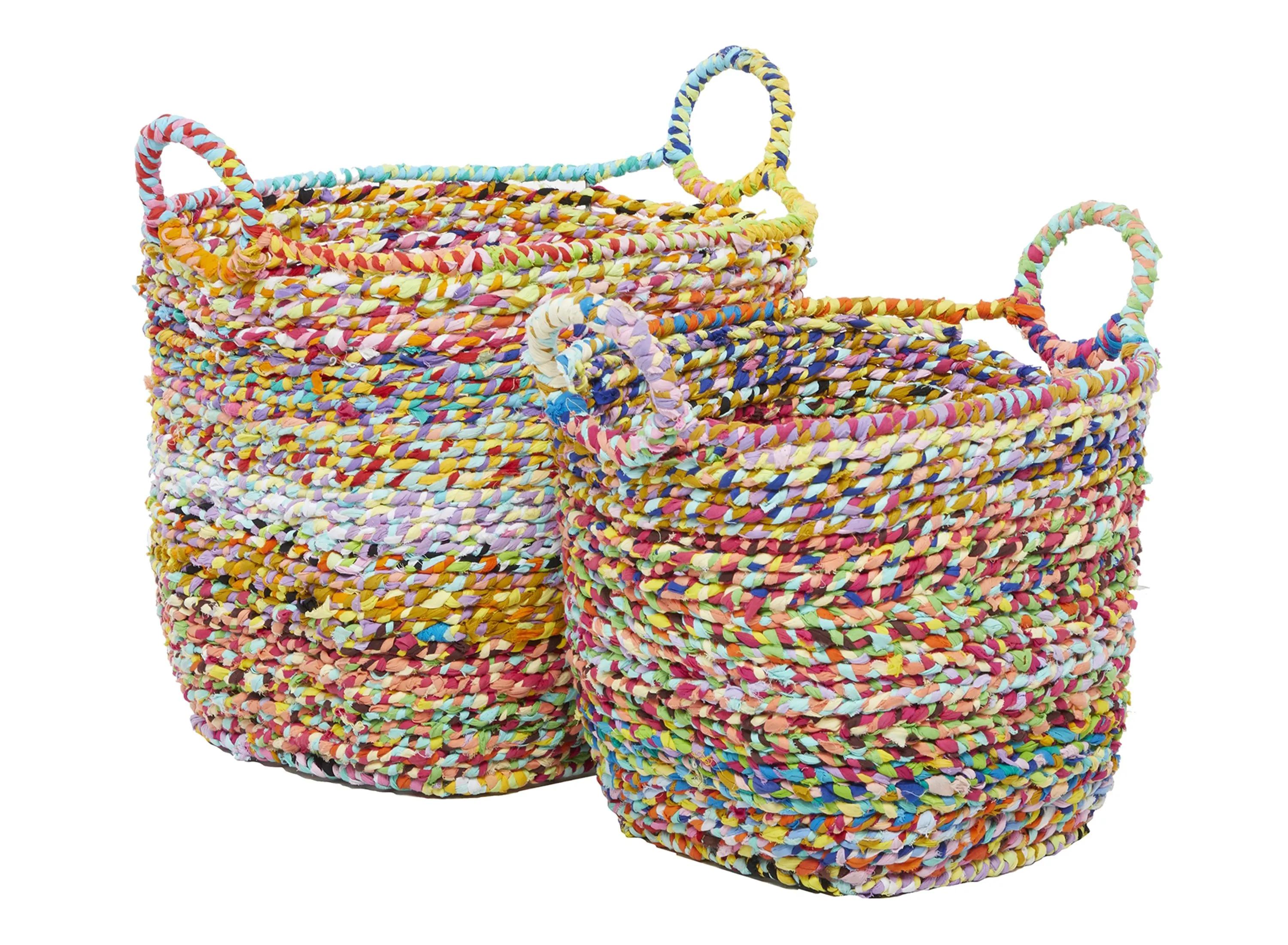 Ivy Collection Oz Basket - Set of 2