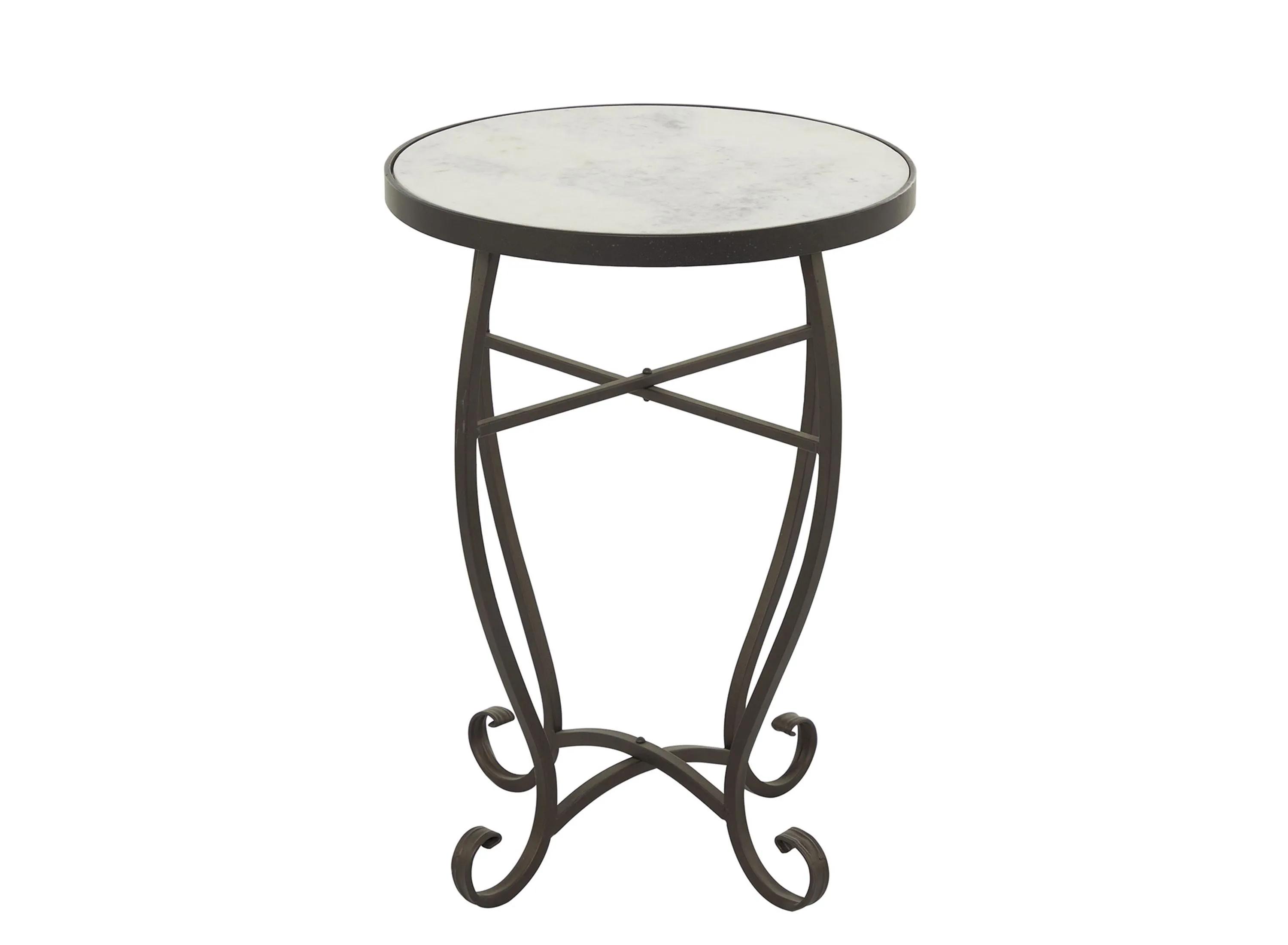 374171640 Ivy Collection Marble Accent Table sku 374171640
