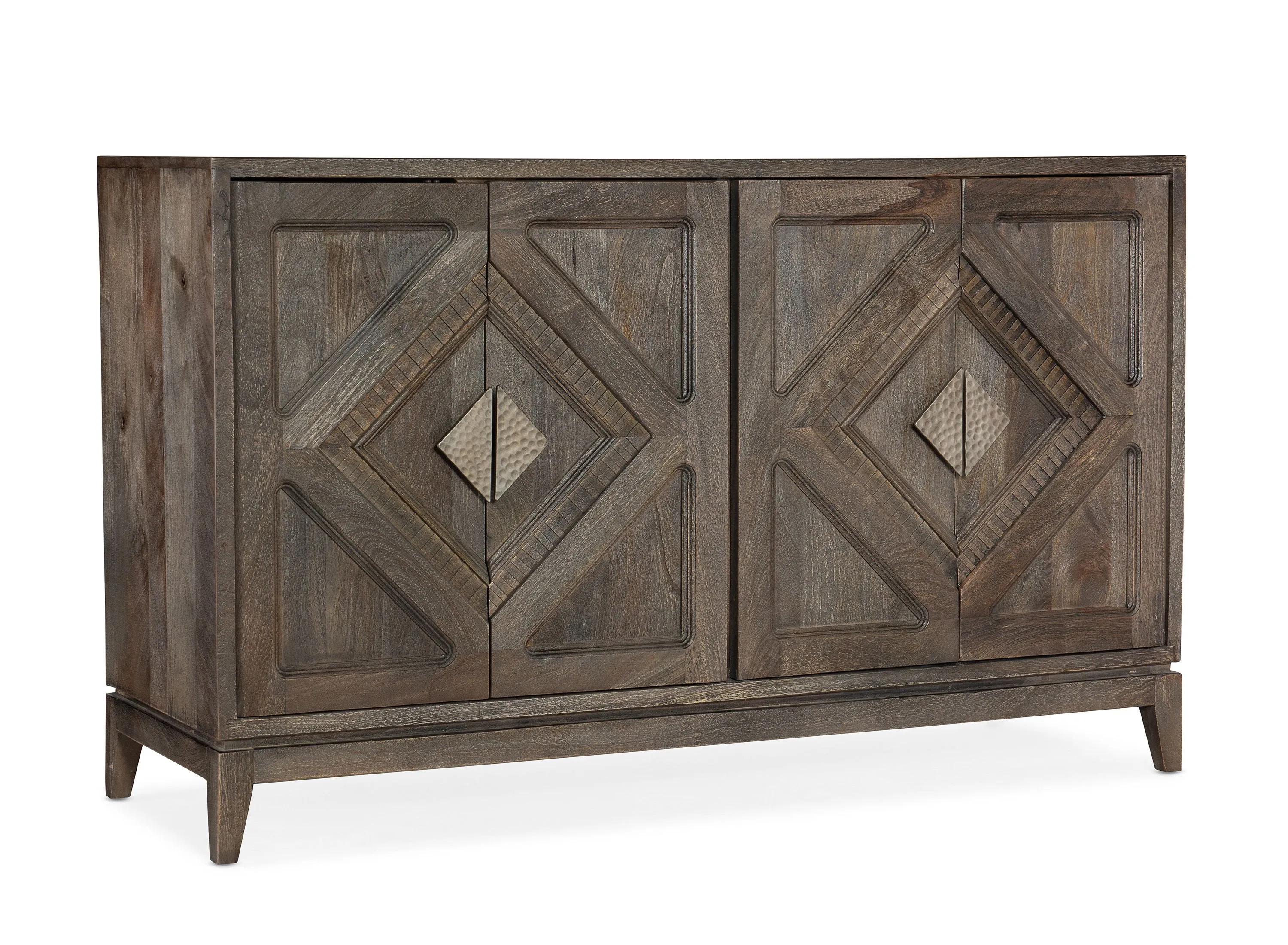 Commerce & Market Carved Accent Chest