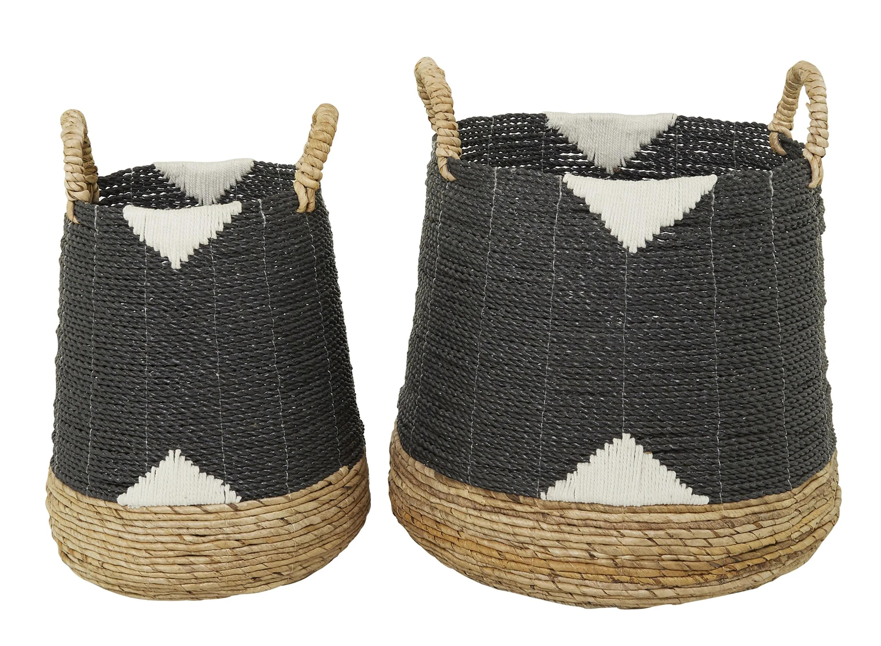 Ivy Collection Casey Basket - Set of 2