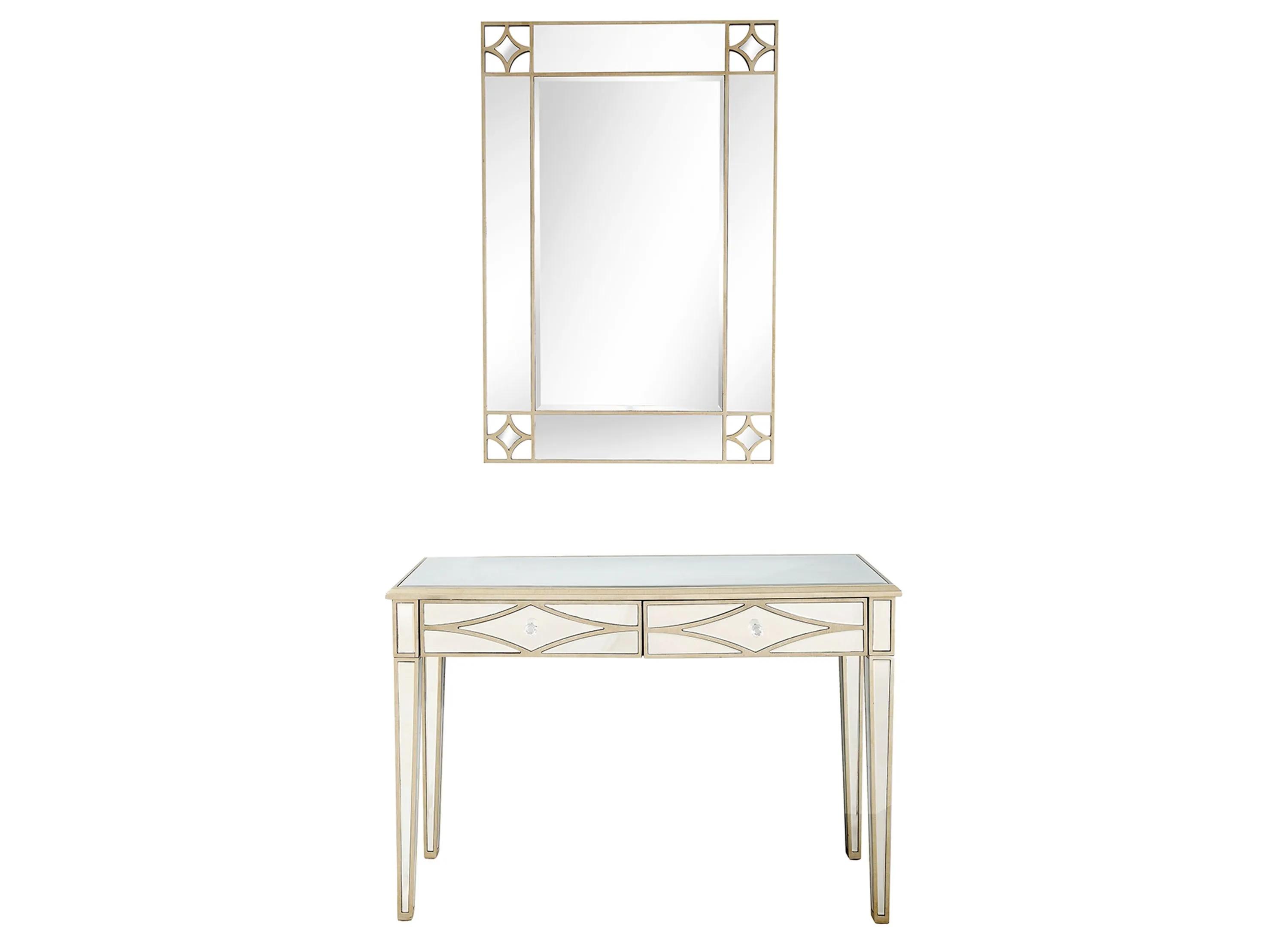 Huxley Wall Mirror and Console Table